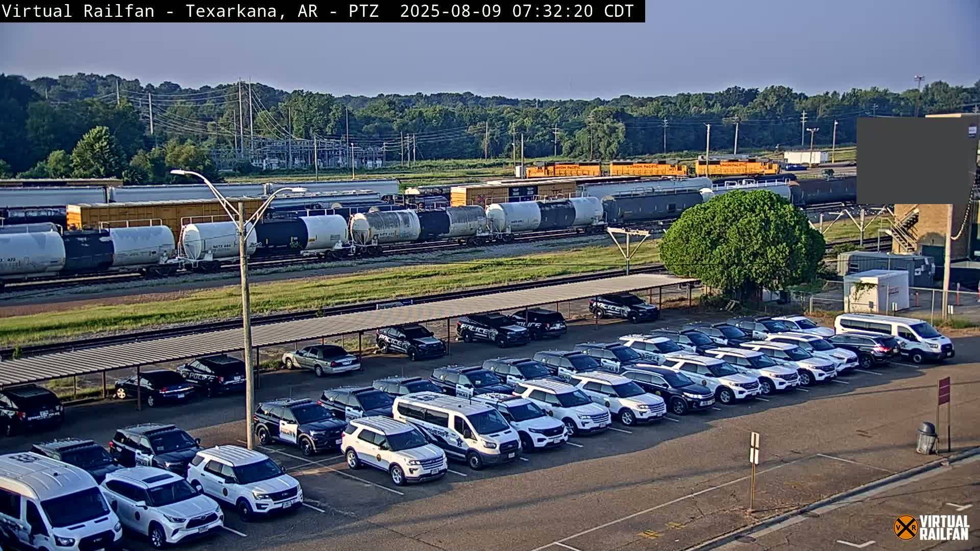 Texarkana Train Depot & Railroad Crossing Live Cam - Texarkana,Miller, Arkansas, USA 