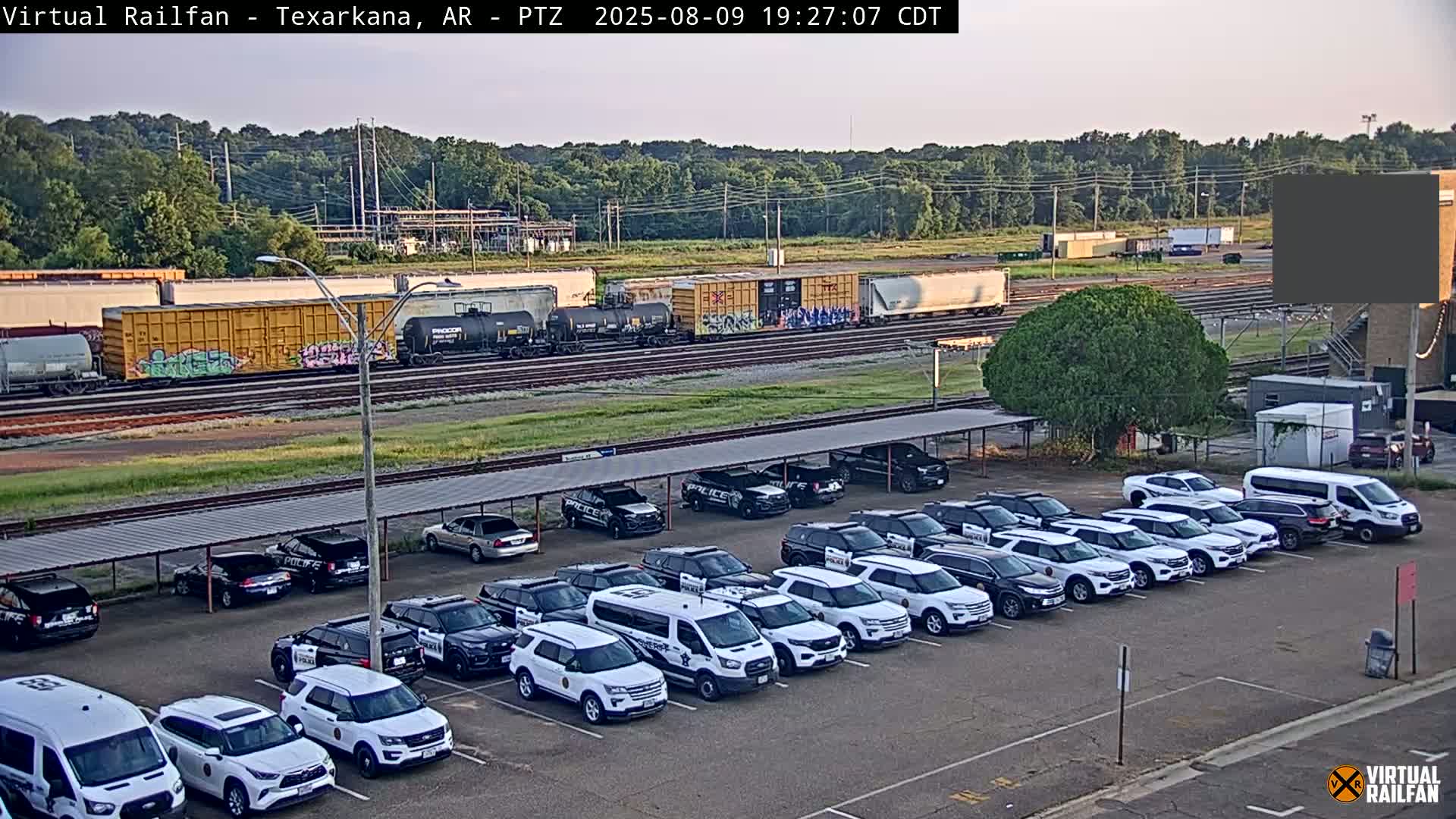 Texarkana Train Depot & Railroad Crossing Live Cam - Texarkana,Miller, Arkansas, USA 
