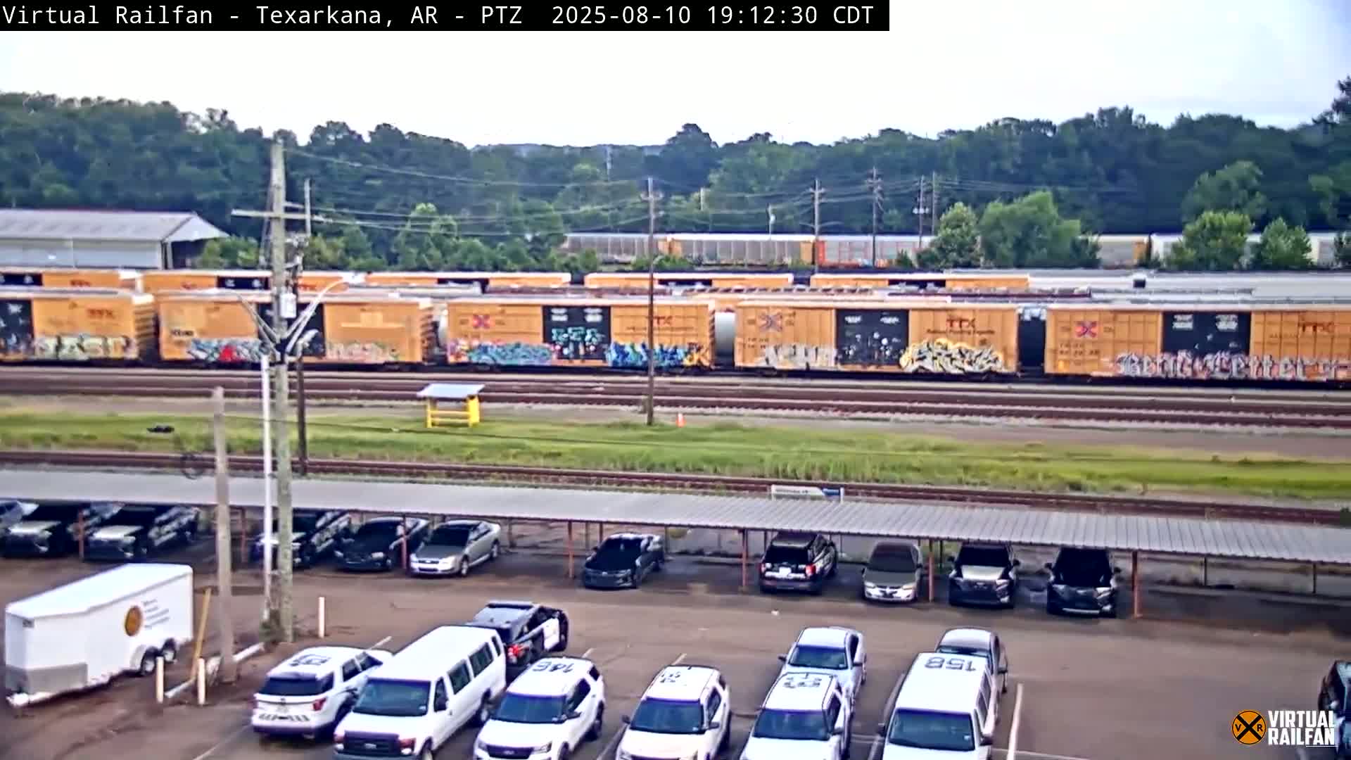 Texarkana Train Depot & Railroad Crossing Live Cam - Texarkana,Miller, Arkansas, USA 