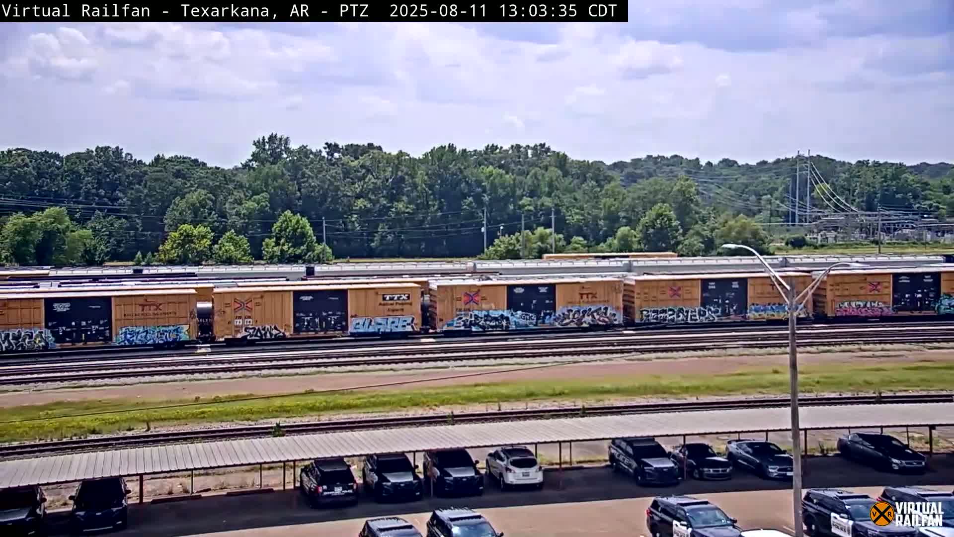 Texarkana Train Depot & Railroad Crossing Live Cam - Texarkana,Miller, Arkansas, USA 