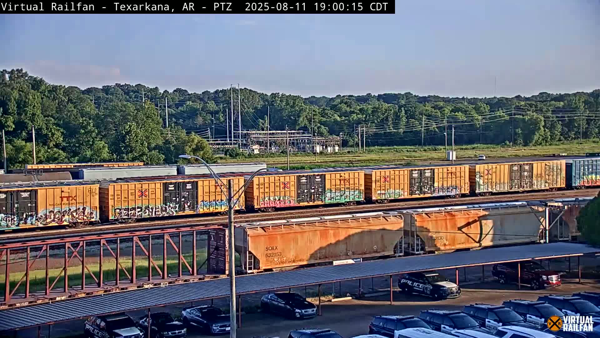 Texarkana Train Depot & Railroad Crossing Live Cam - Texarkana,Miller, Arkansas, USA 