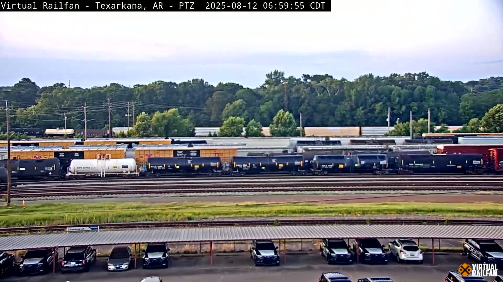 Texarkana Train Depot & Railroad Crossing Live Cam - Texarkana,Miller, Arkansas, USA 