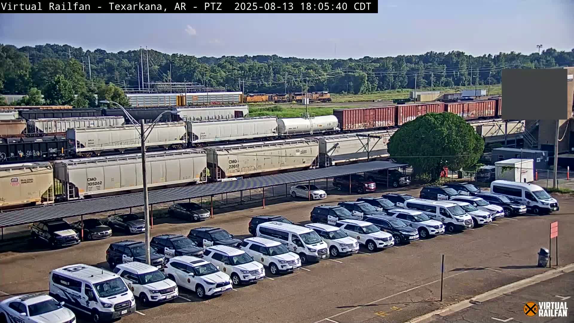 Texarkana Train Depot & Railroad Crossing Live Cam - Texarkana,Miller, Arkansas, USA 