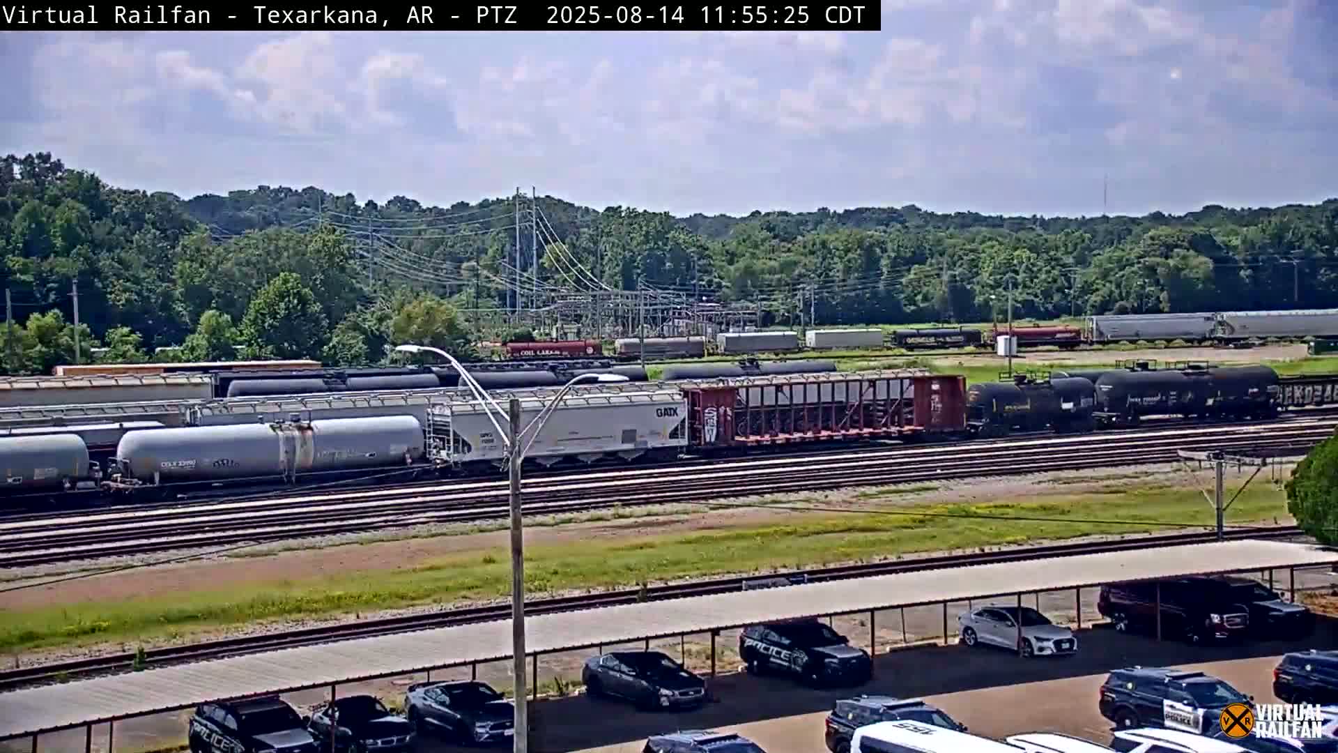 Texarkana Train Depot & Railroad Crossing Live Cam - Texarkana,Miller, Arkansas, USA 