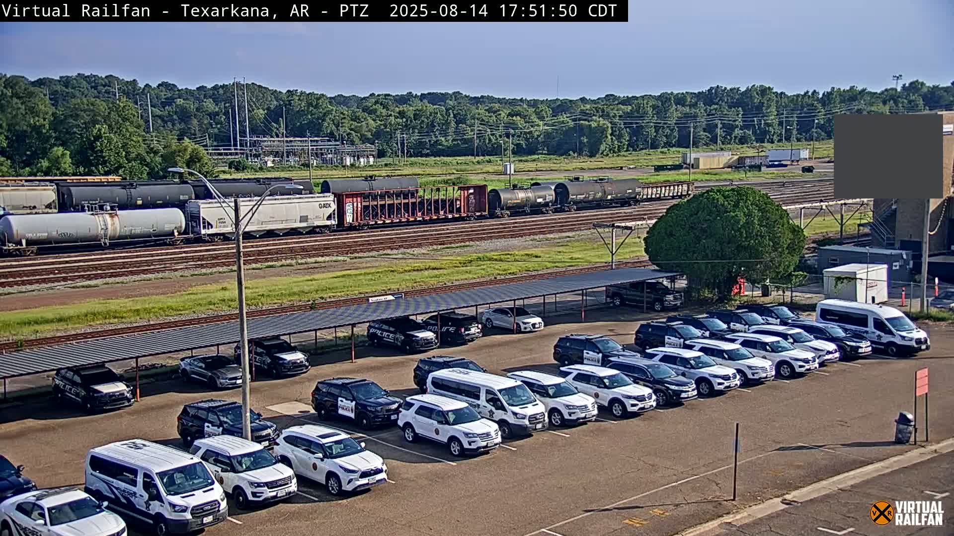 Texarkana Train Depot & Railroad Crossing Live Cam - Texarkana,Miller, Arkansas, USA 