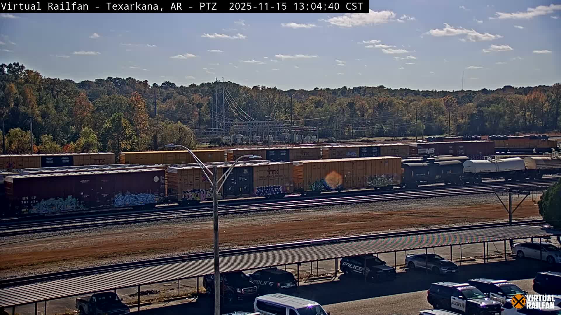 Texarkana Train Depot & Railroad Crossing Live Cam - Texarkana,Miller, Arkansas, USA 