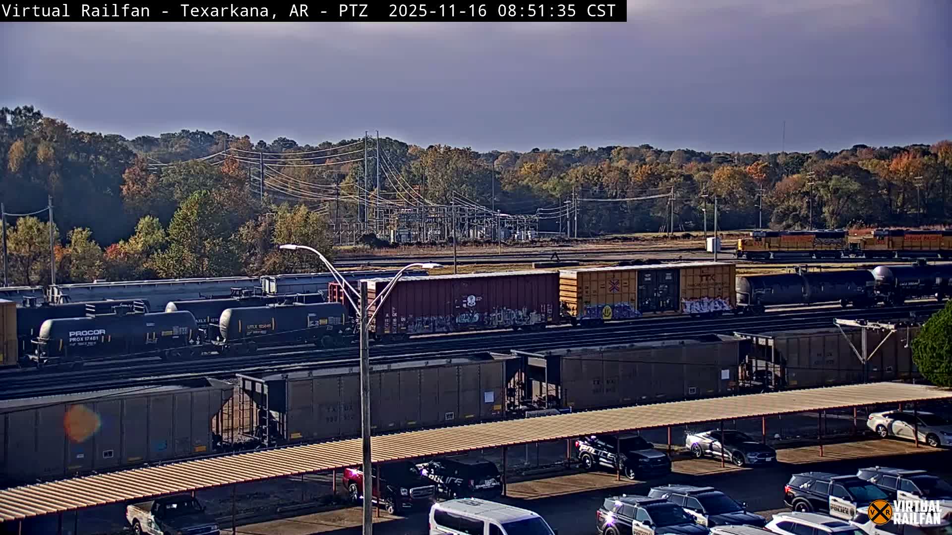 Texarkana Train Depot & Railroad Crossing Live Cam - Texarkana,Miller, Arkansas, USA 