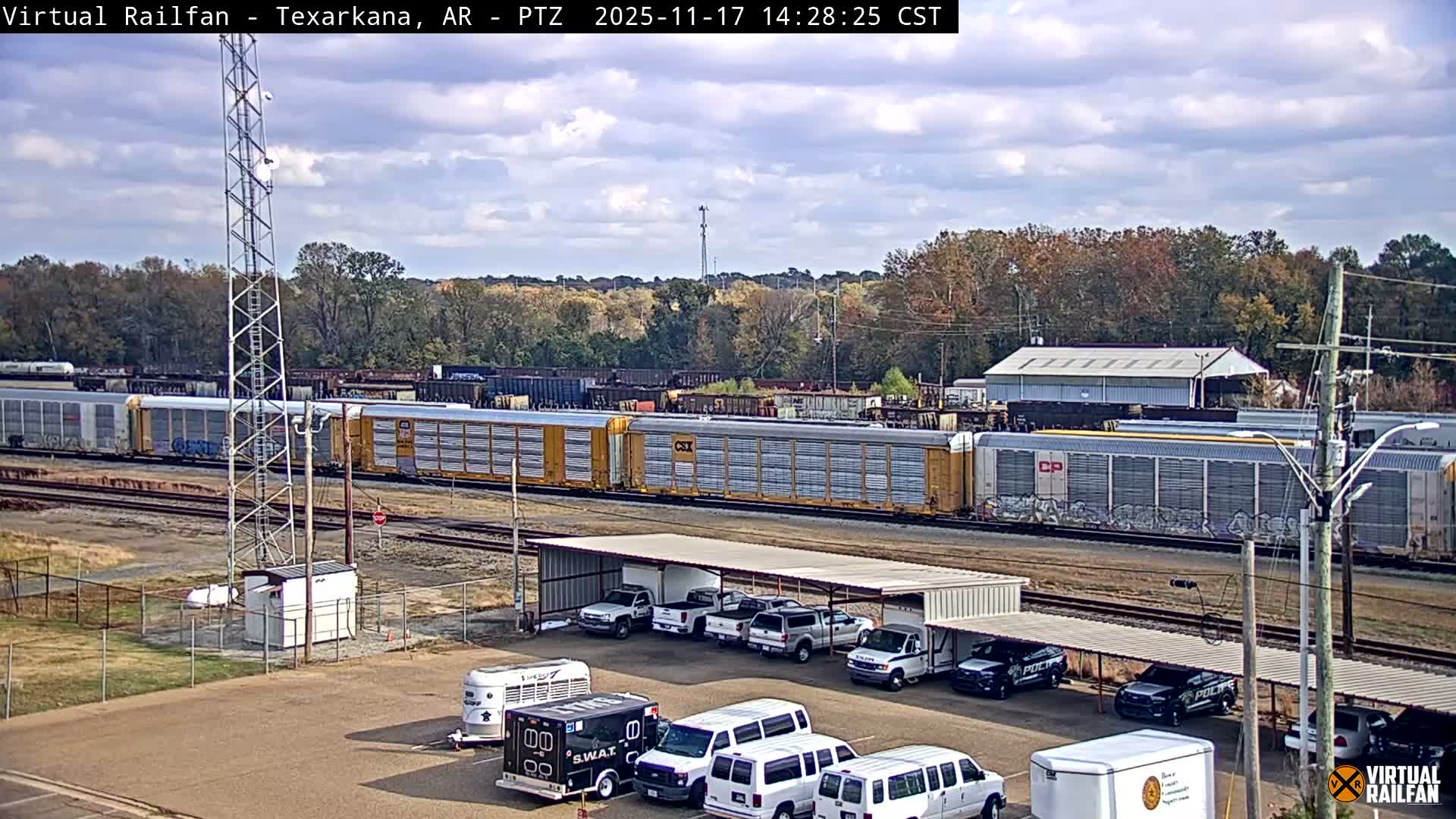 Texarkana Train Depot & Railroad Crossing Live Cam - Texarkana,Miller, Arkansas, USA 