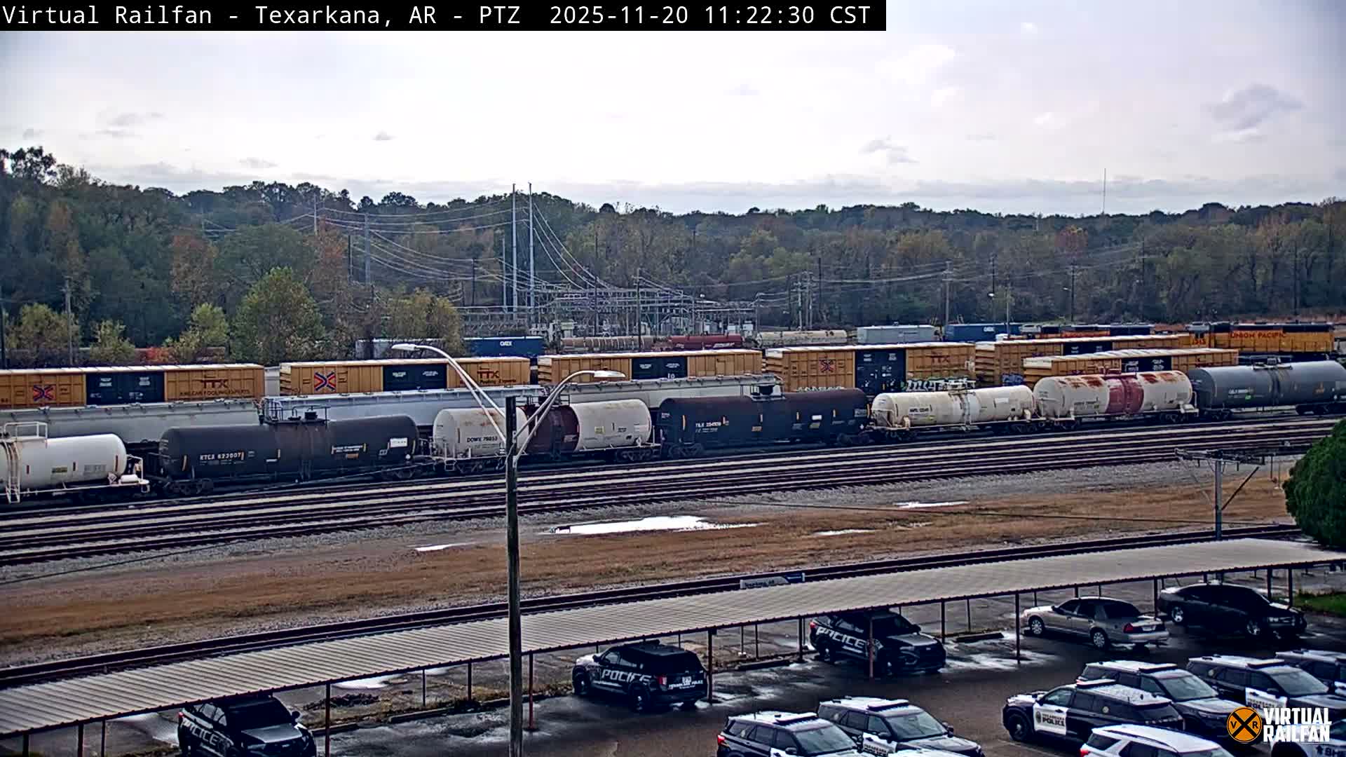 Texarkana Train Depot & Railroad Crossing Live Cam - Texarkana,Miller, Arkansas, USA 
