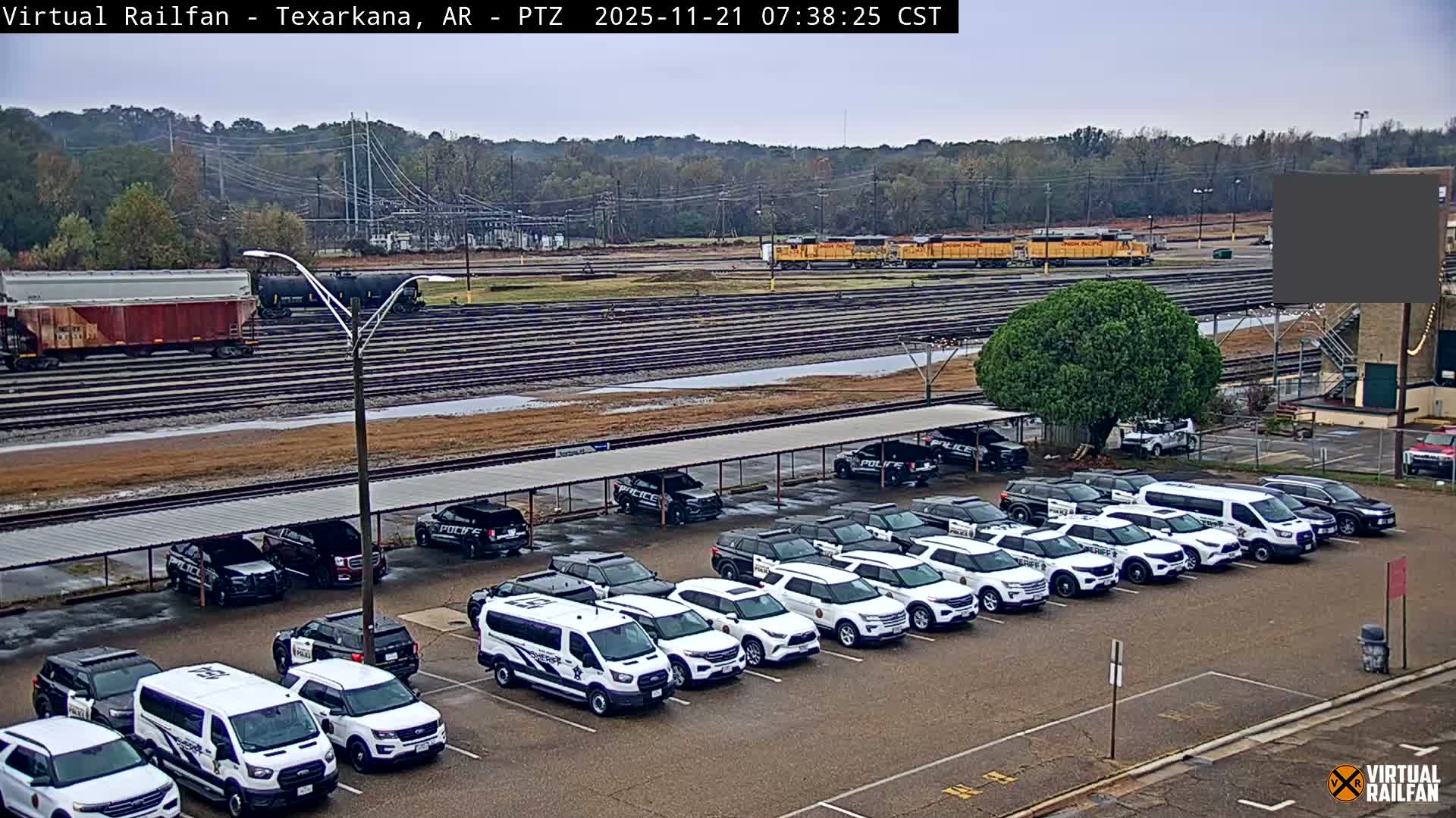 Texarkana Train Depot & Railroad Crossing Live Cam - Texarkana,Miller, Arkansas, USA 