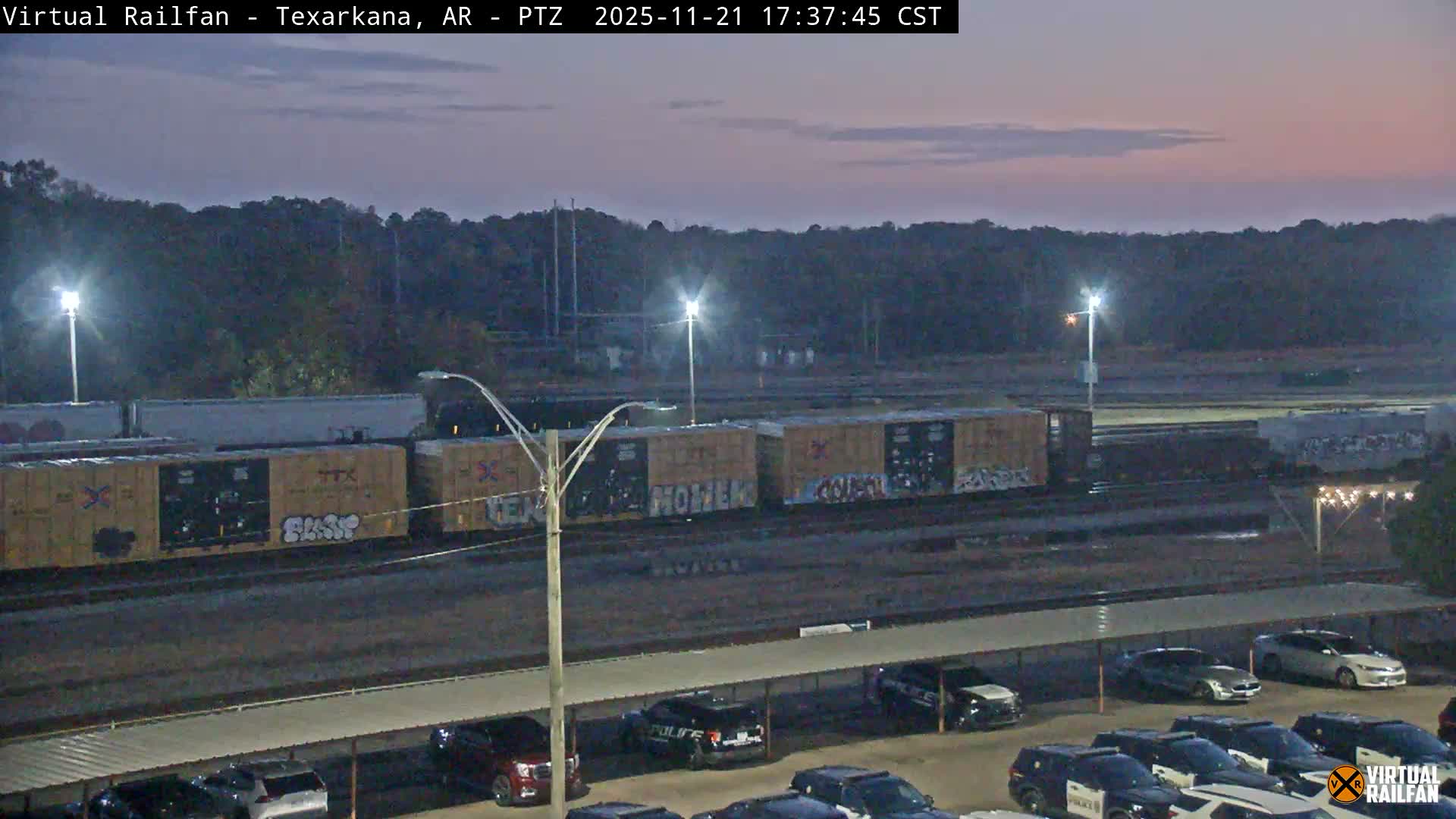 Texarkana Train Depot & Railroad Crossing Live Cam - Texarkana,Miller, Arkansas, USA 