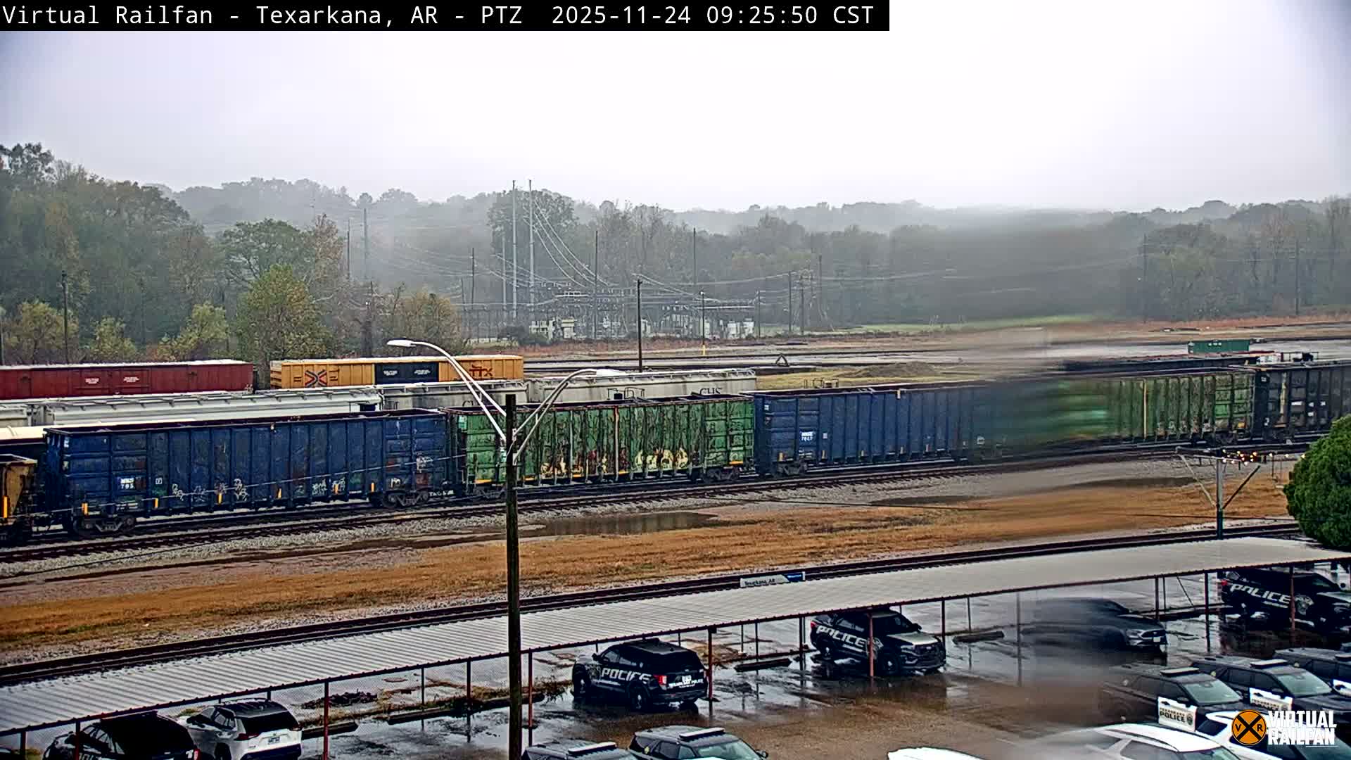 Texarkana Train Depot & Railroad Crossing Live Cam - Texarkana,Miller, Arkansas, USA 