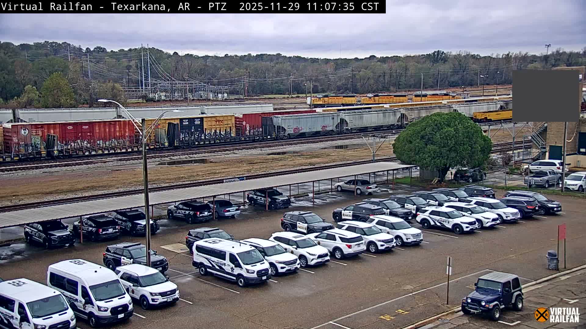 Texarkana Train Depot & Railroad Crossing Live Cam - Texarkana,Miller, Arkansas, USA 