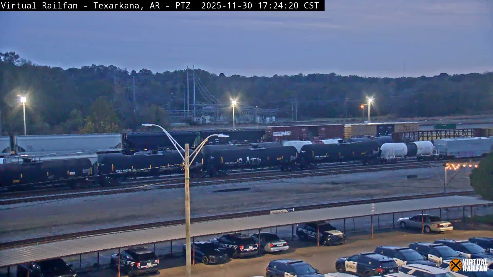 Texarkana Train Depot & Railroad Crossing Live Cam - Texarkana,Miller, Arkansas, USA 