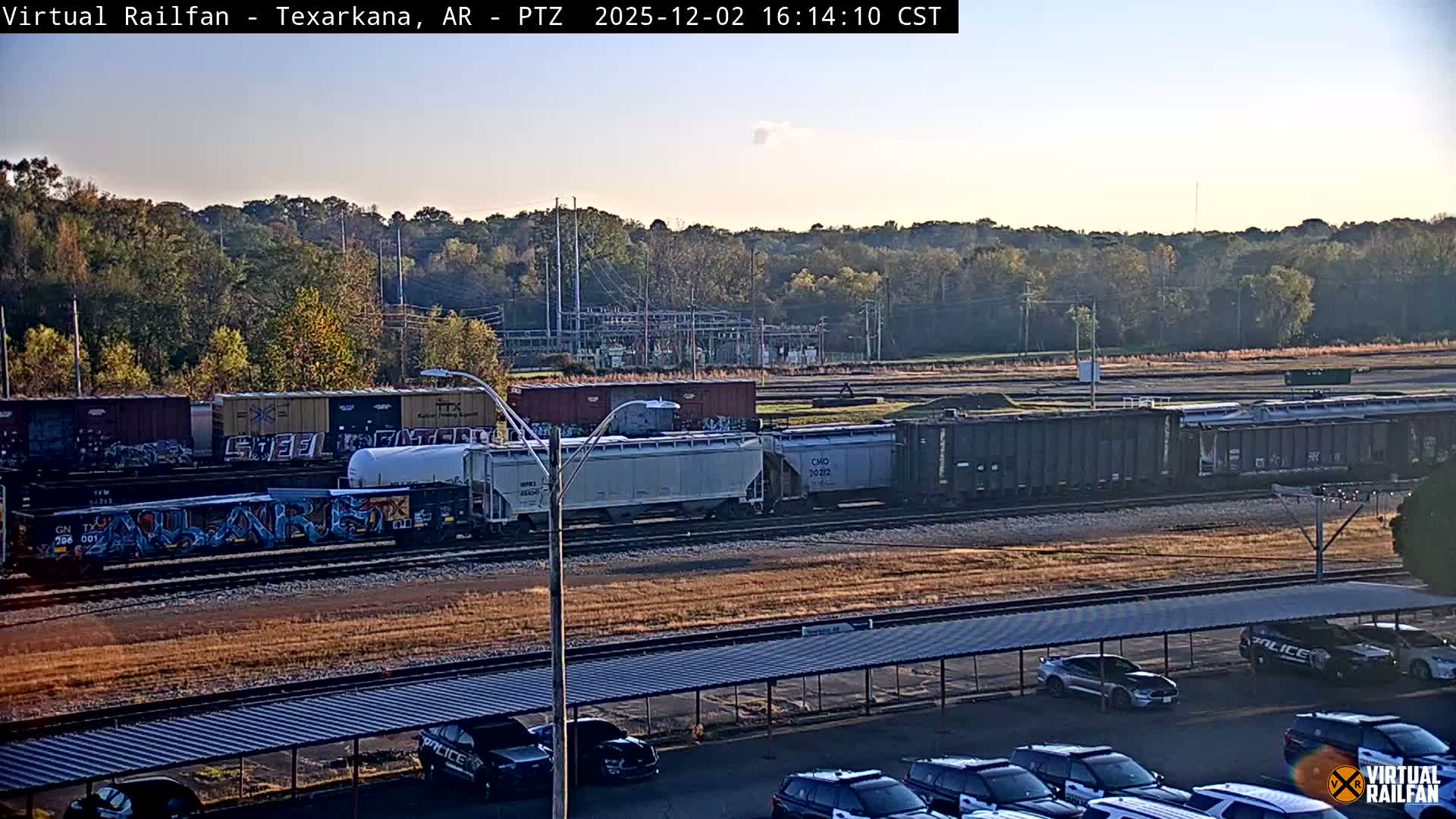 Texarkana Train Depot & Railroad Crossing Live Cam - Texarkana,Miller, Arkansas, USA 