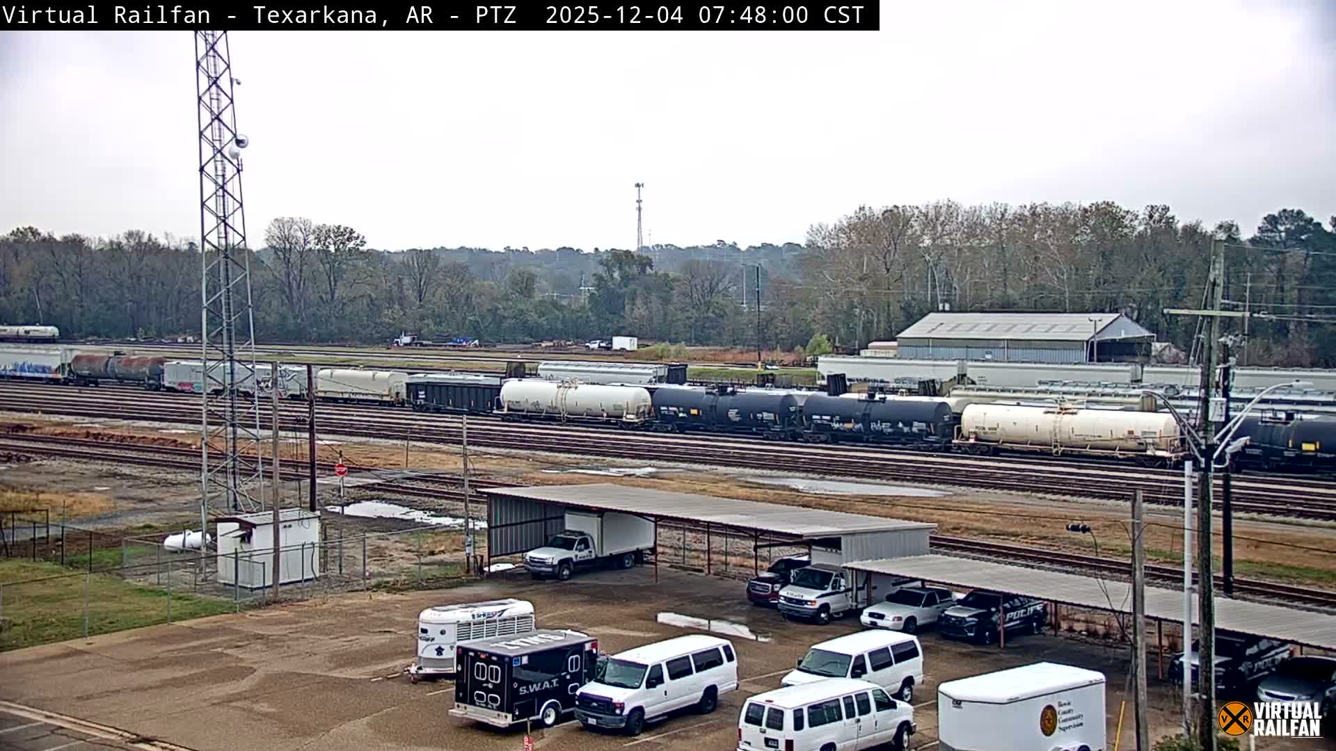 Texarkana Train Depot & Railroad Crossing Live Cam - Texarkana,Miller, Arkansas, USA 