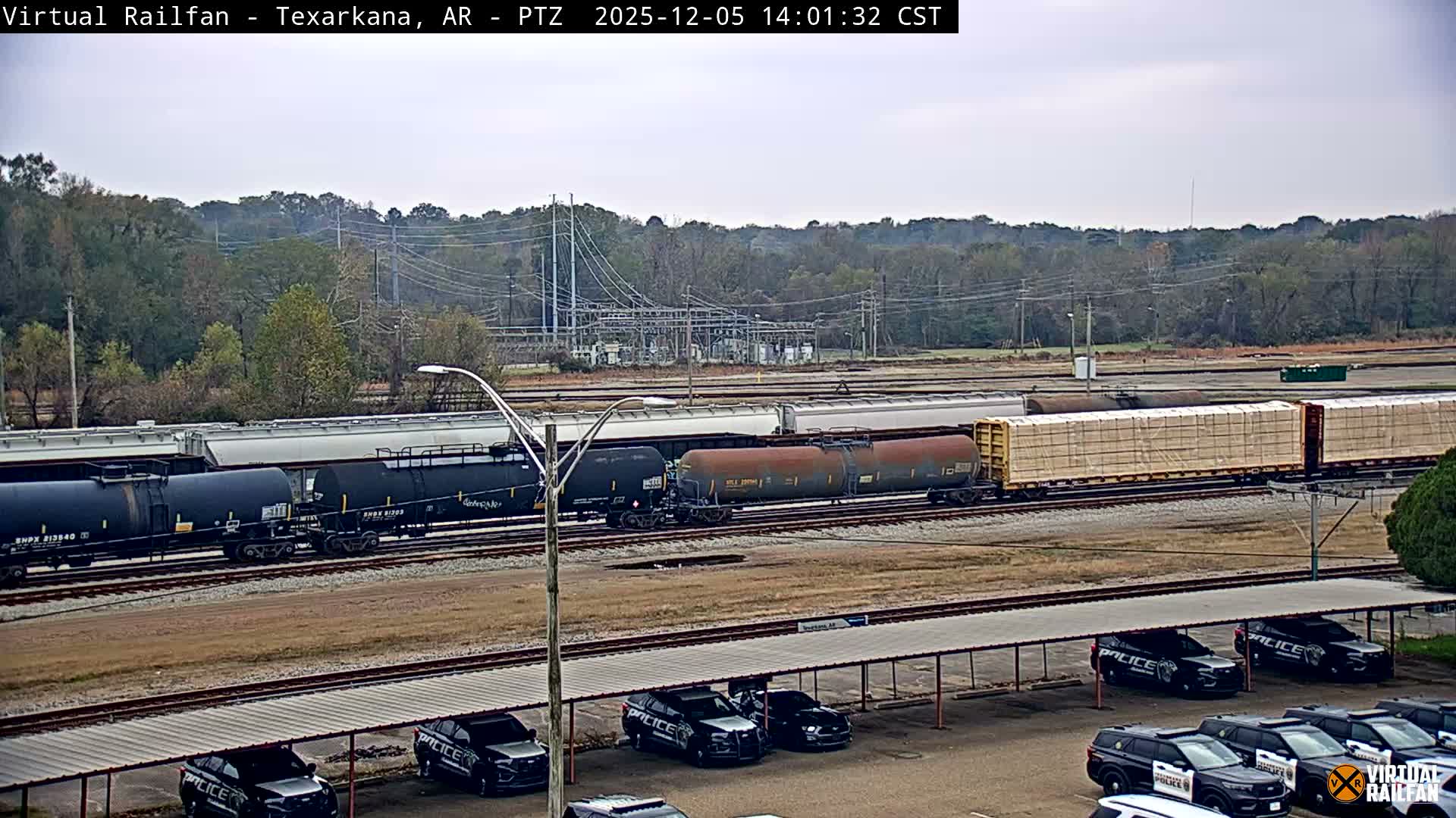 Texarkana Train Depot & Railroad Crossing Live Cam - Texarkana,Miller, Arkansas, USA 