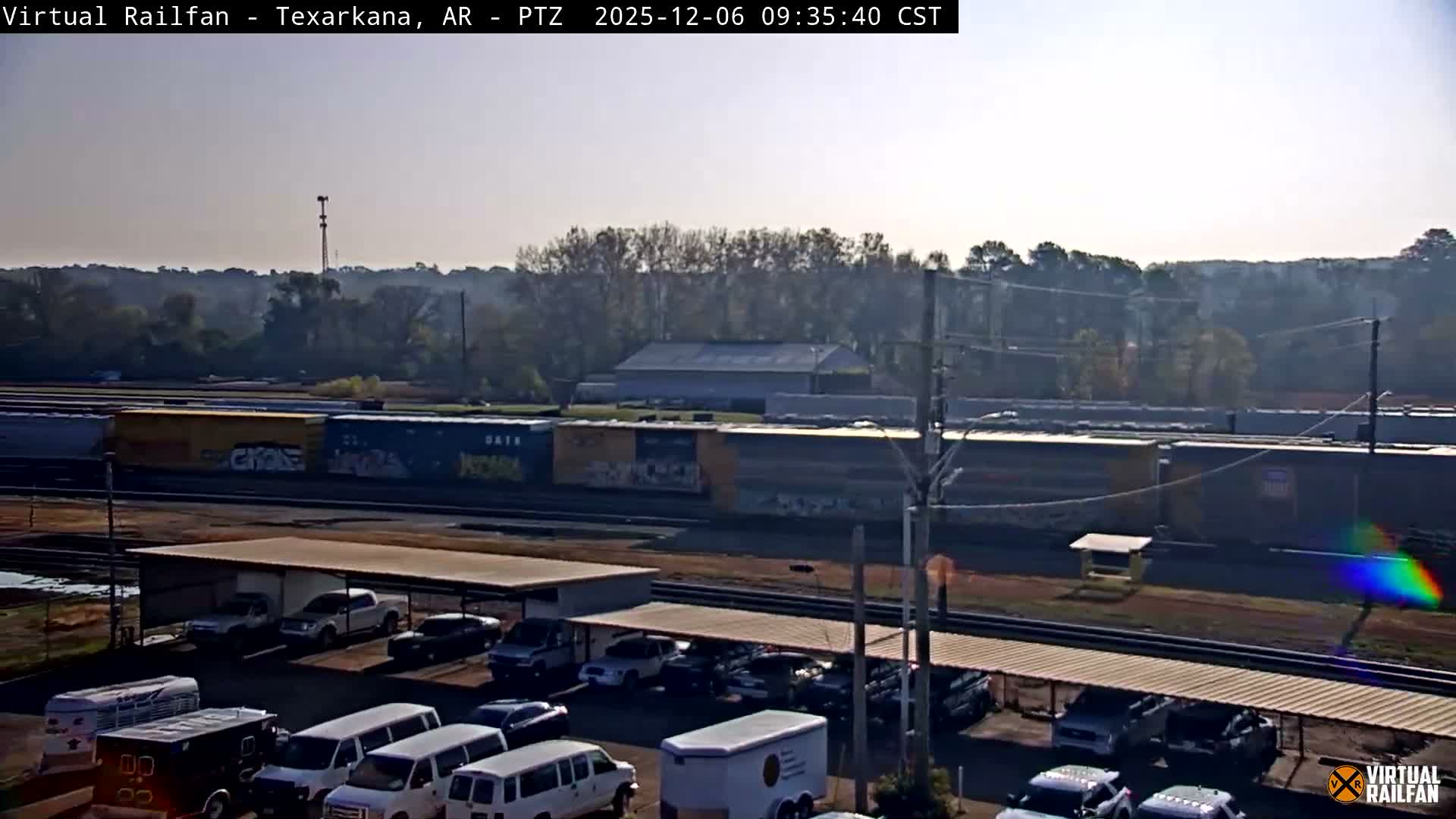 Texarkana Train Depot & Railroad Crossing Live Cam - Texarkana,Miller, Arkansas, USA 