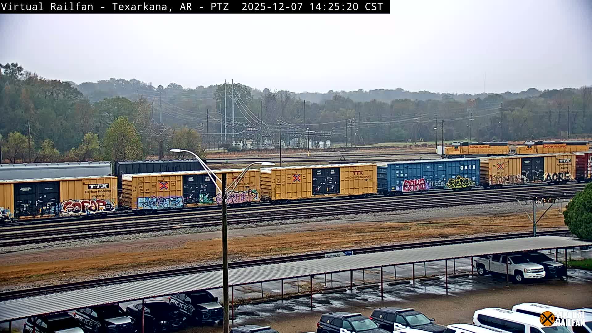 Texarkana Train Depot & Railroad Crossing Live Cam - Texarkana,Miller, Arkansas, USA 