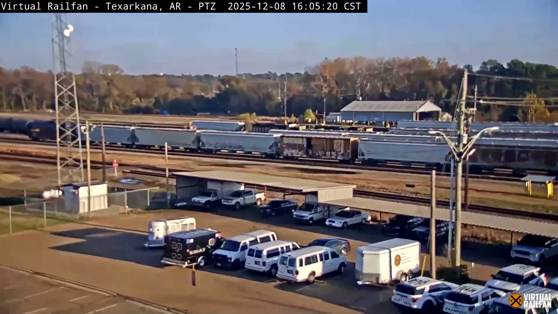 Texarkana Train Depot & Railroad Crossing Live Cam - Texarkana,Miller, Arkansas, USA 