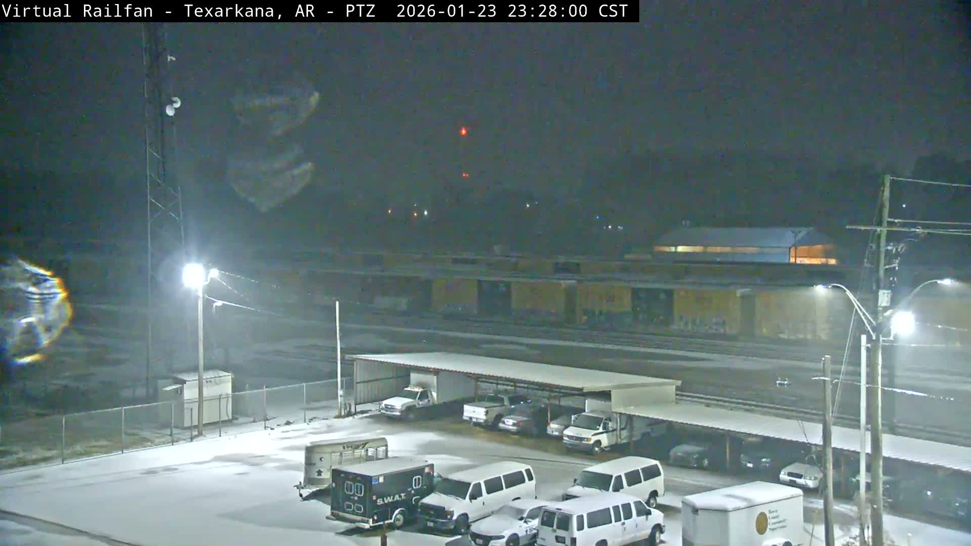 Texarkana Train Depot & Railroad Crossing Live Cam - Texarkana,Miller, Arkansas, USA 
