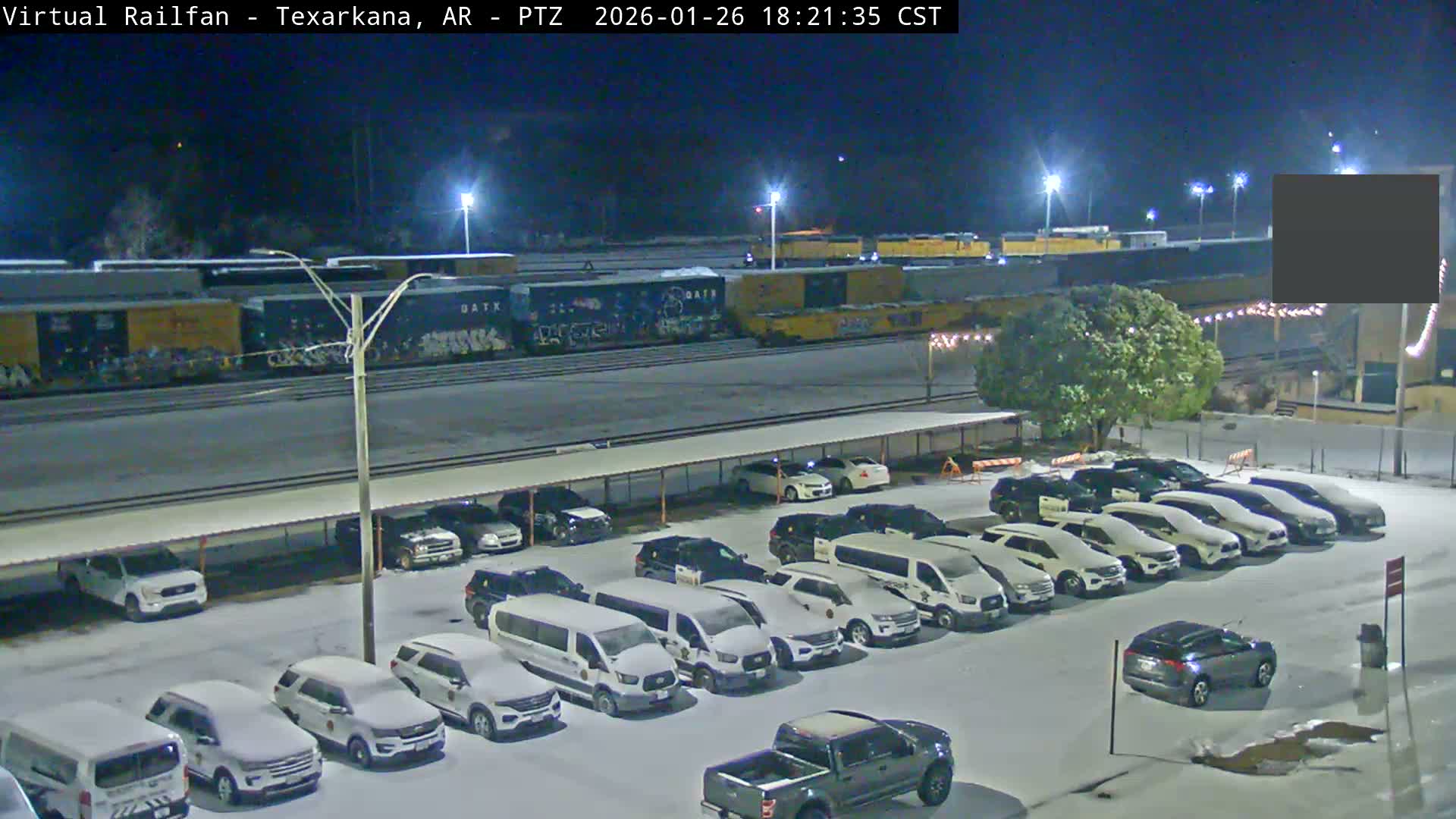 Texarkana Train Depot & Railroad Crossing Live Cam - Texarkana,Miller, Arkansas, USA 