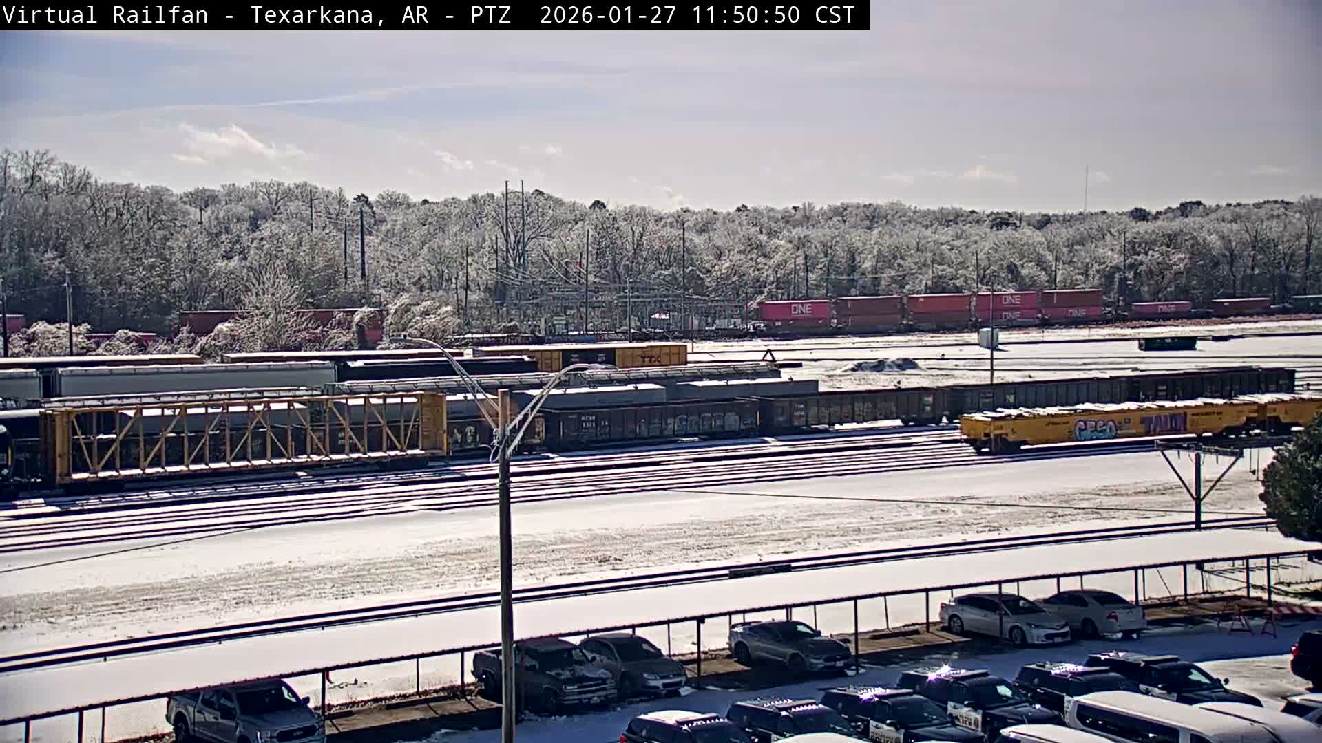 Texarkana Train Depot & Railroad Crossing Live Cam - Texarkana,Miller, Arkansas, USA 