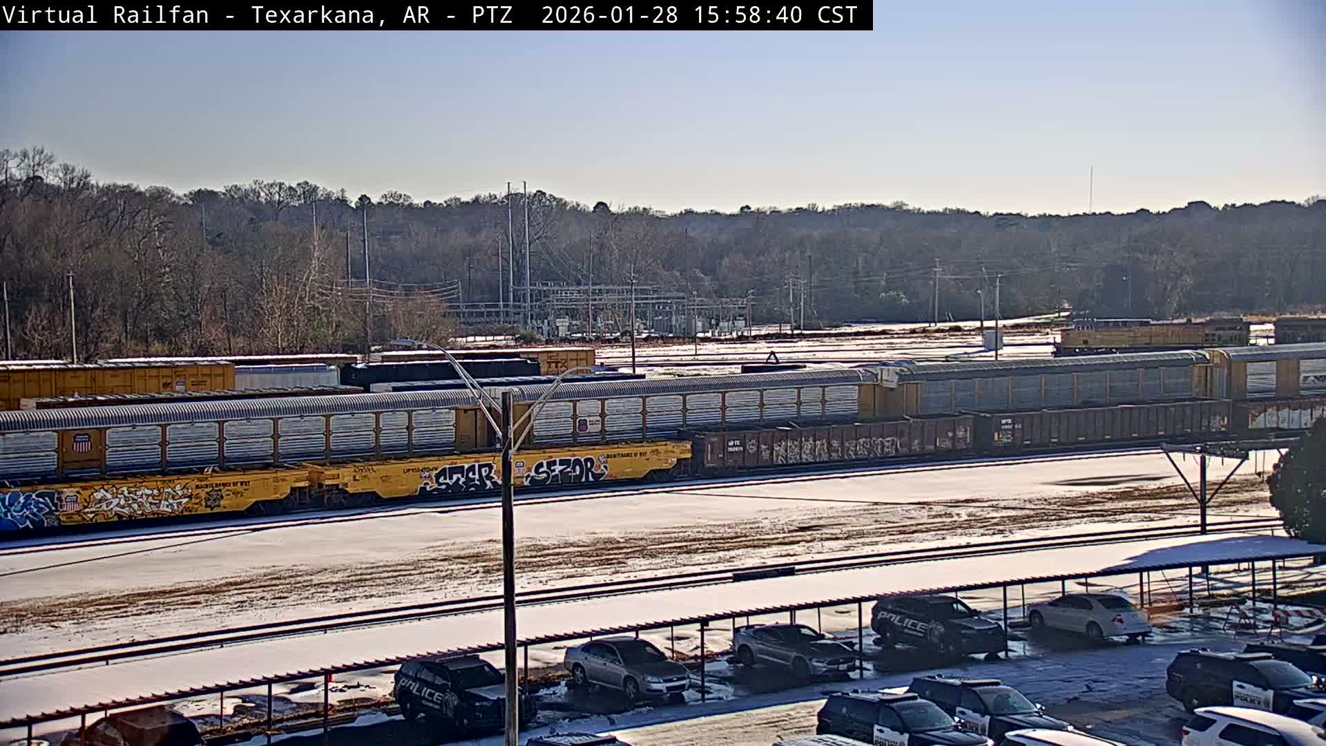 Texarkana Train Depot & Railroad Crossing Live Cam - Texarkana,Miller, Arkansas, USA 