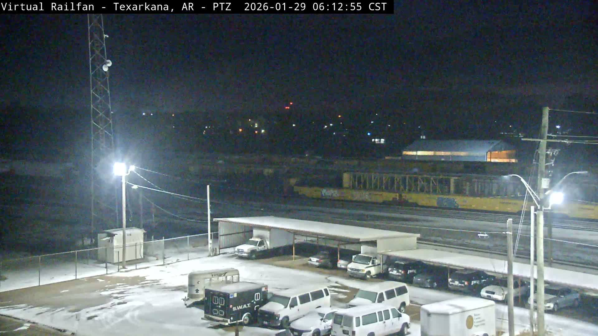 Texarkana Train Depot & Railroad Crossing Live Cam - Texarkana,Miller, Arkansas, USA 