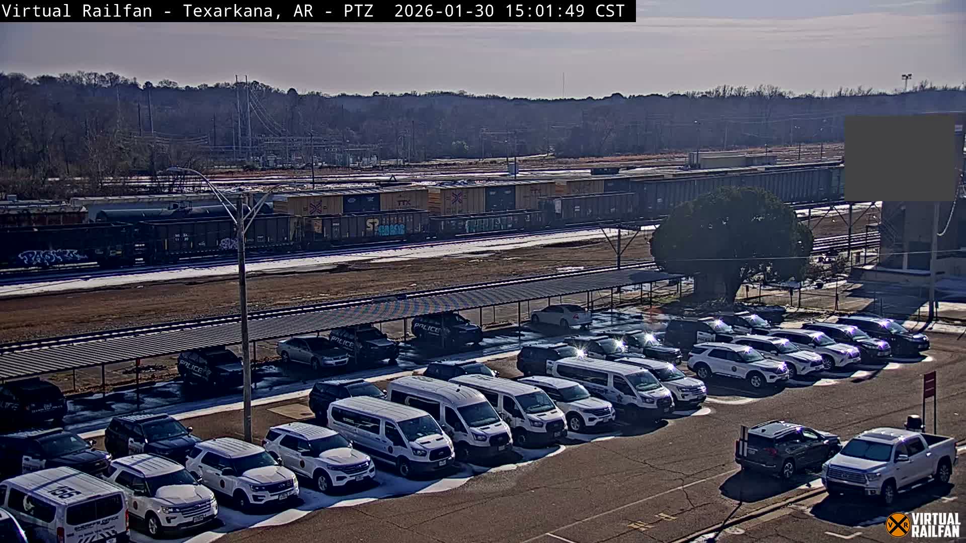 Texarkana Train Depot & Railroad Crossing Live Cam - Texarkana,Miller, Arkansas, USA 