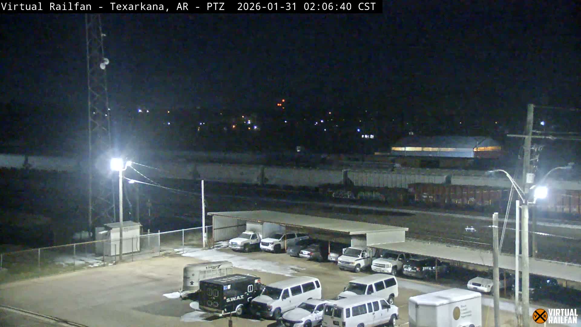 Texarkana Train Depot & Railroad Crossing Live Cam - Texarkana,Miller, Arkansas, USA 