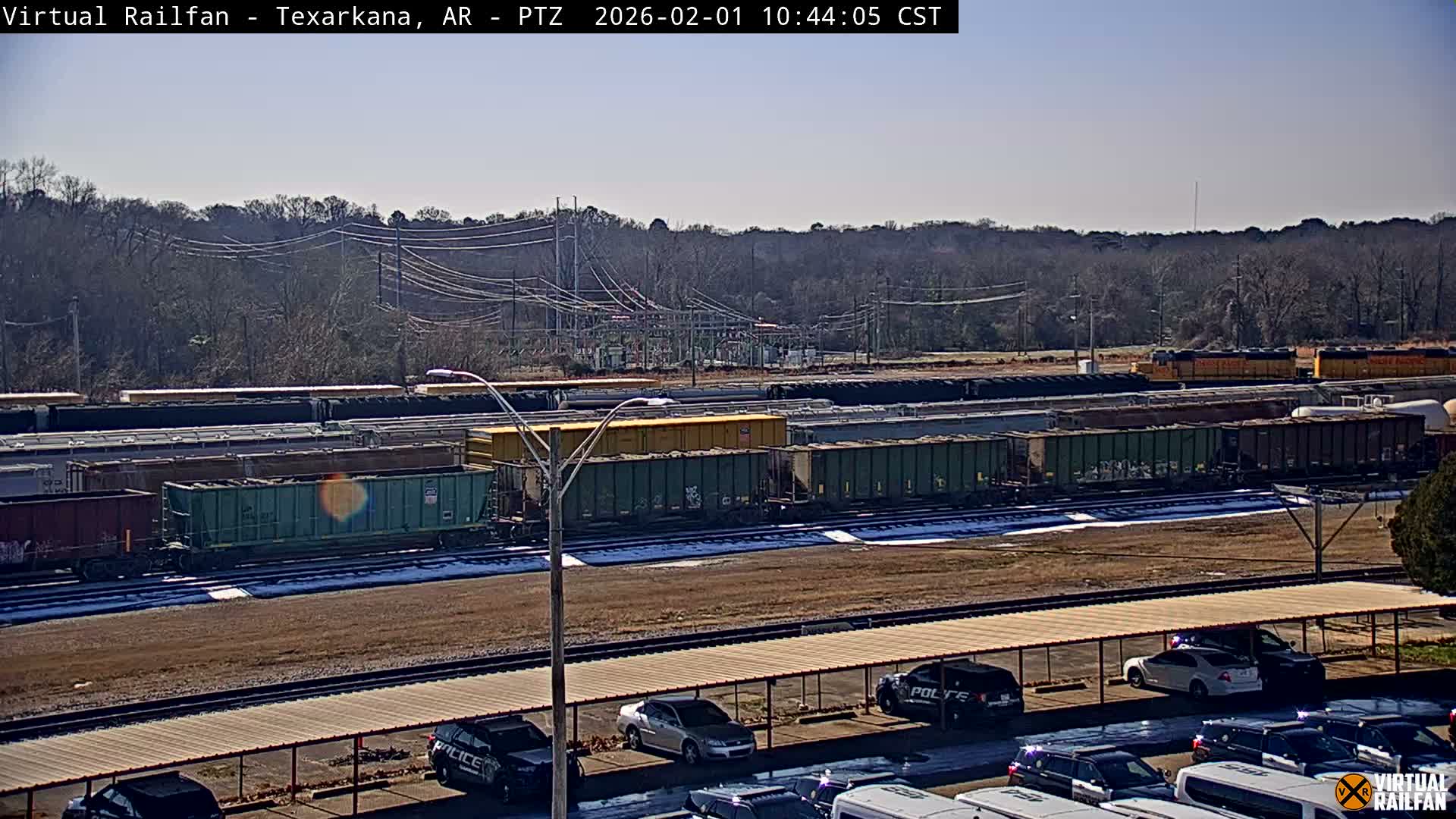 Texarkana Train Depot & Railroad Crossing Live Cam - Texarkana,Miller, Arkansas, USA 