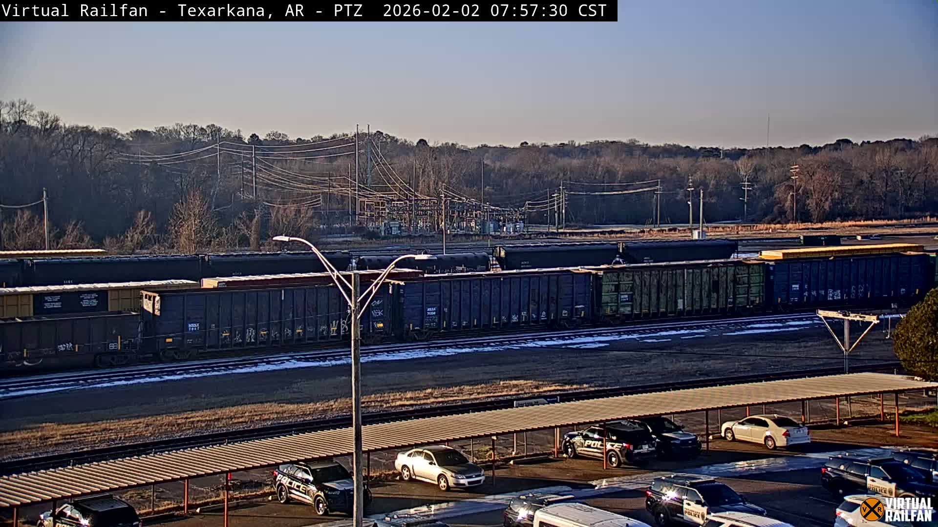 Texarkana Train Depot & Railroad Crossing Live Cam - Texarkana,Miller, Arkansas, USA 