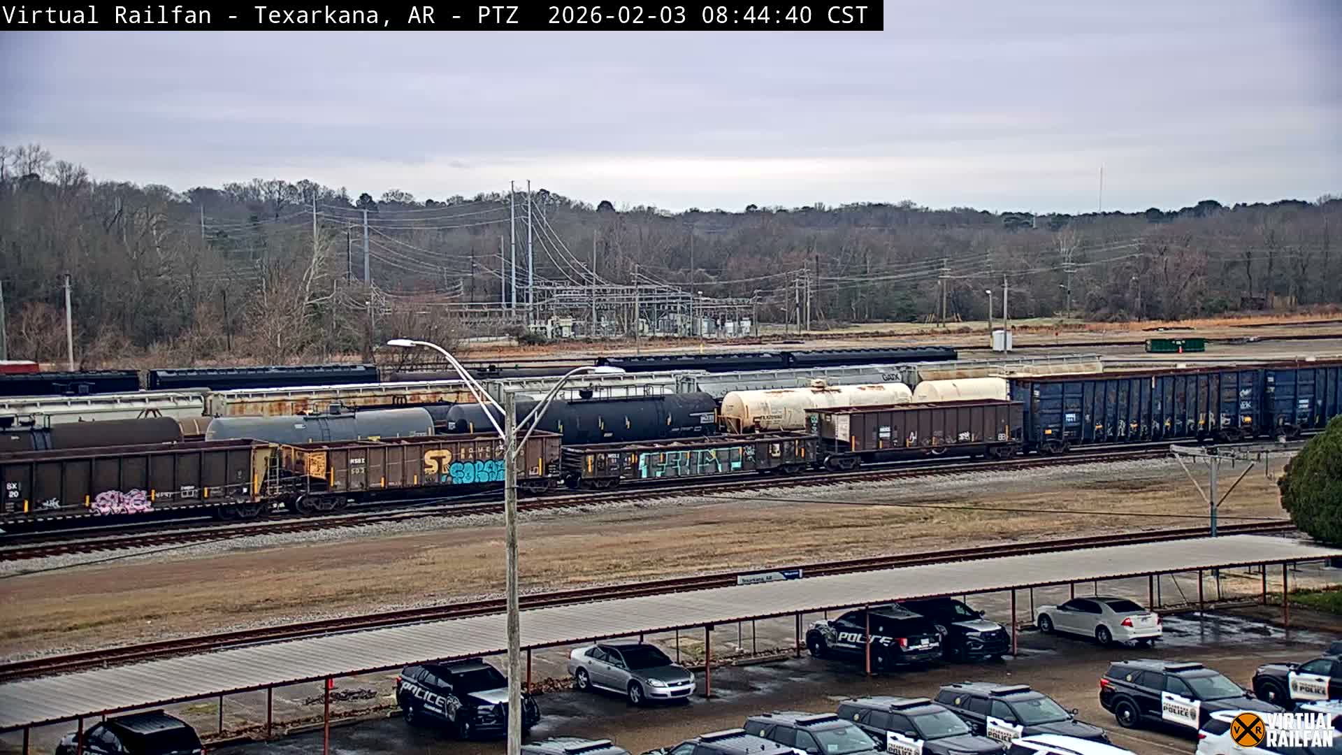 Texarkana Train Depot & Railroad Crossing Live Cam - Texarkana,Miller, Arkansas, USA 