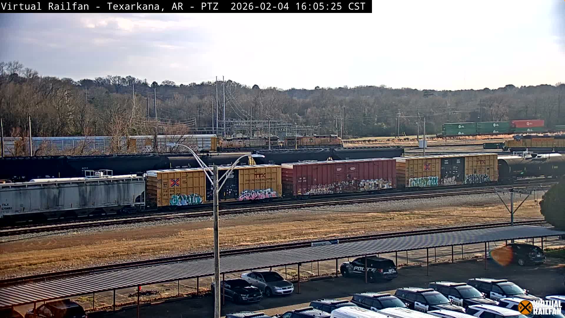 Texarkana Train Depot & Railroad Crossing Live Cam - Texarkana,Miller, Arkansas, USA 
