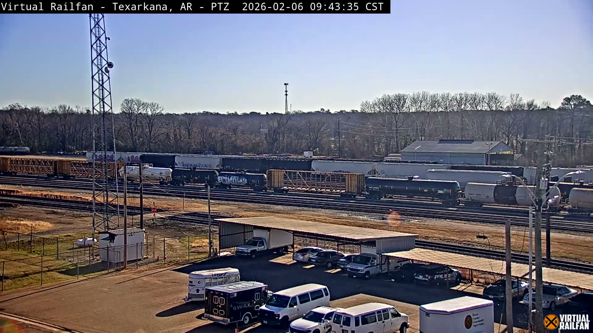 Texarkana Train Depot & Railroad Crossing Live Cam - Texarkana,Miller, Arkansas, USA 