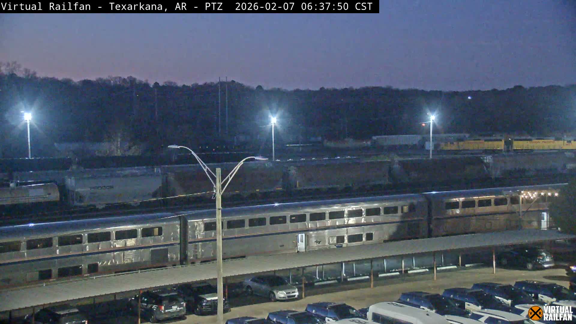 Texarkana Train Depot & Railroad Crossing Live Cam - Texarkana,Miller, Arkansas, USA 