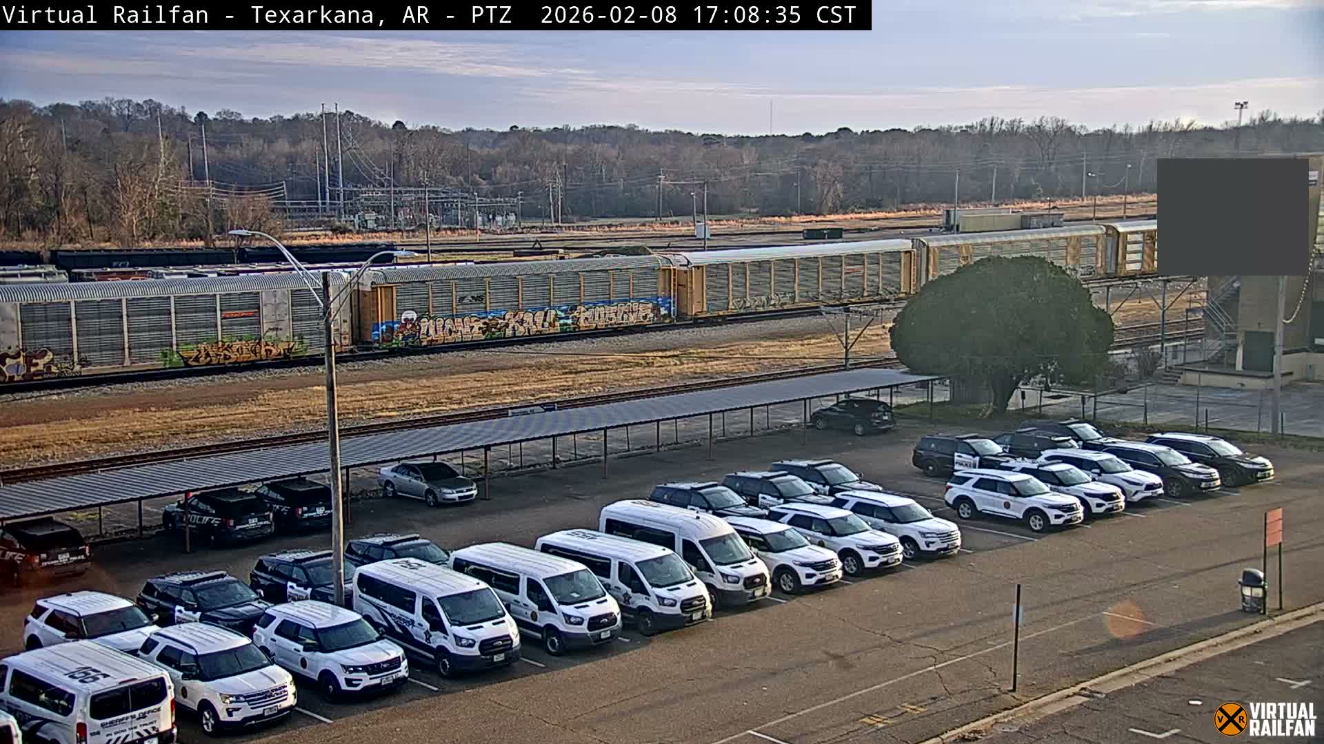 Texarkana Train Depot & Railroad Crossing Live Cam - Texarkana,Miller, Arkansas, USA 