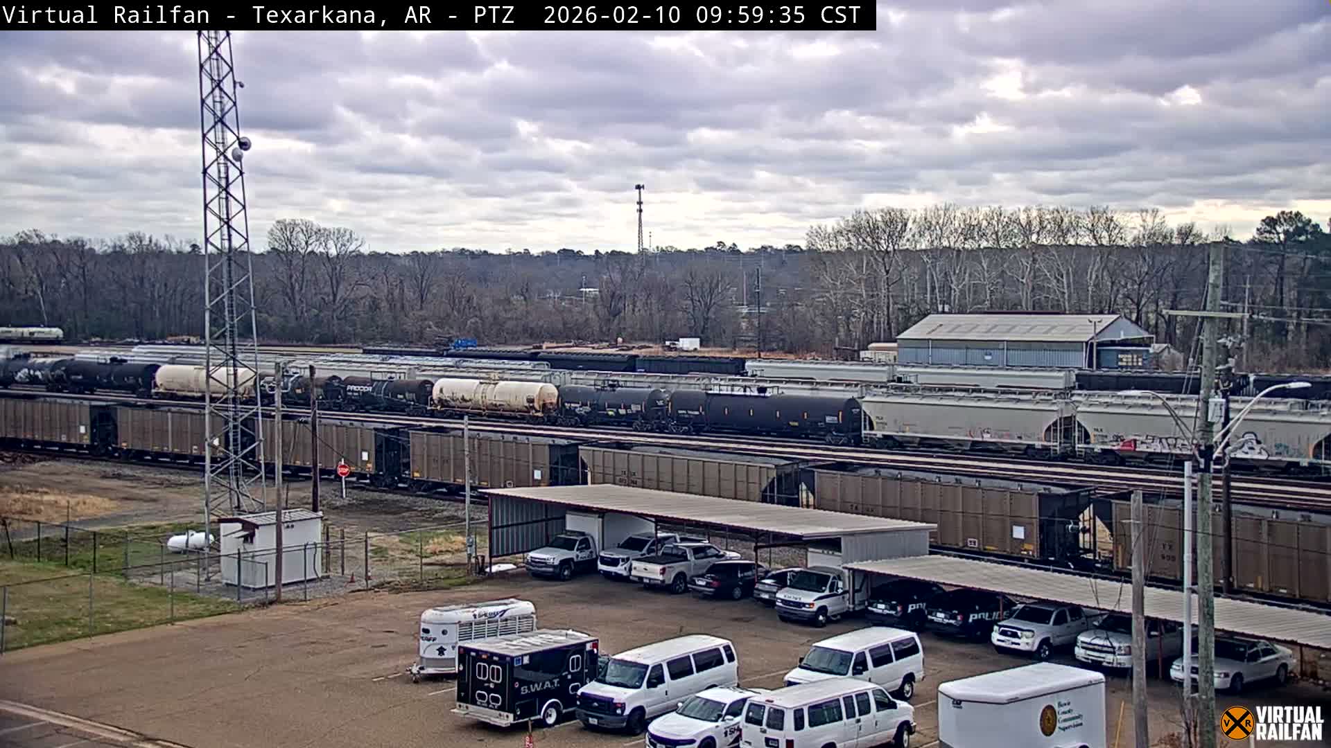 Texarkana Train Depot & Railroad Crossing Live Cam - Texarkana,Miller, Arkansas, USA 