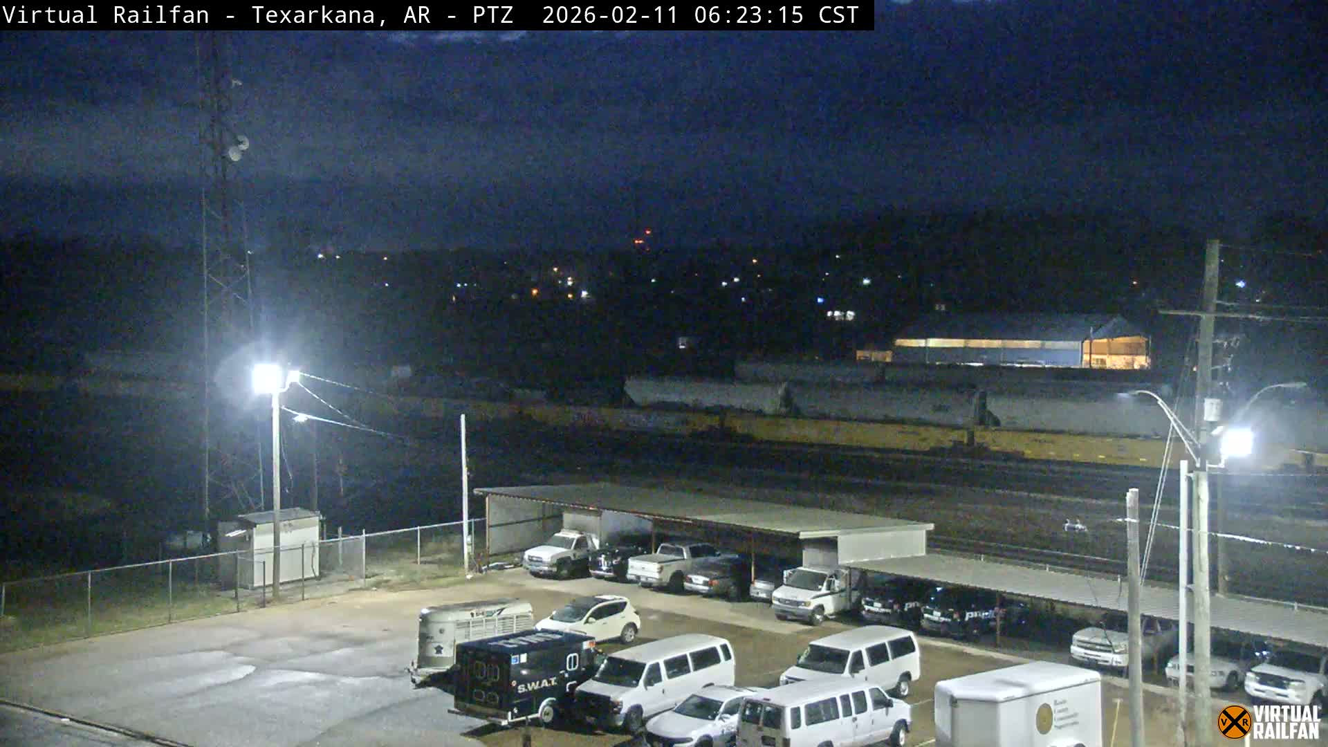 Texarkana Train Depot & Railroad Crossing Live Cam - Texarkana,Miller, Arkansas, USA 