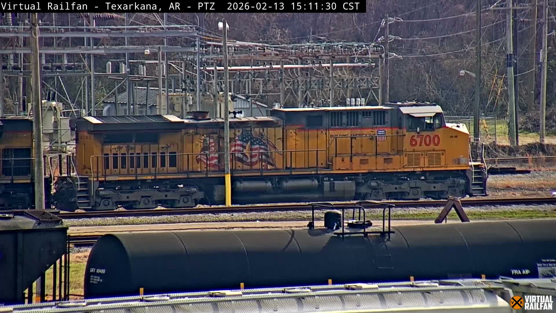 Texarkana Train Depot & Railroad Crossing Live Cam - Texarkana,Miller, Arkansas, USA 