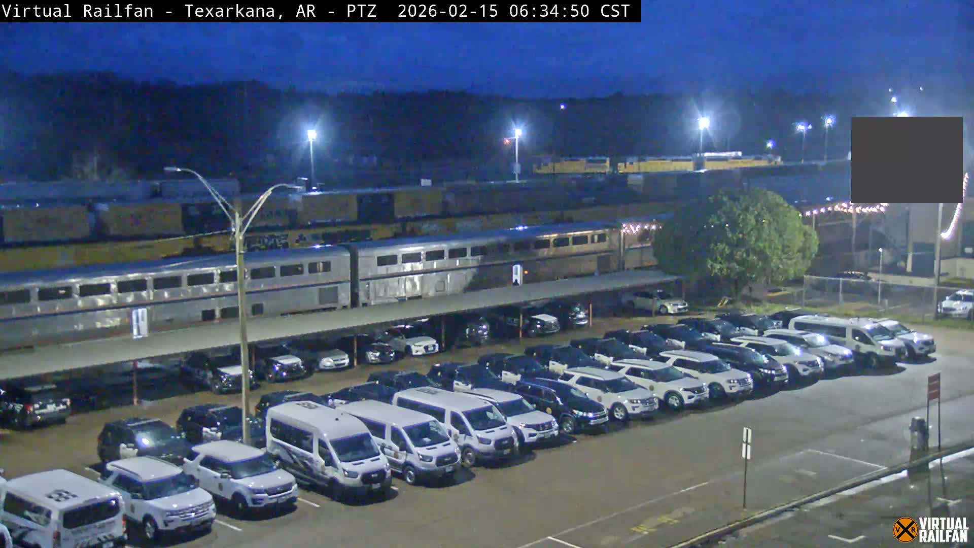 Texarkana Train Depot & Railroad Crossing Live Cam - Texarkana,Miller, Arkansas, USA 