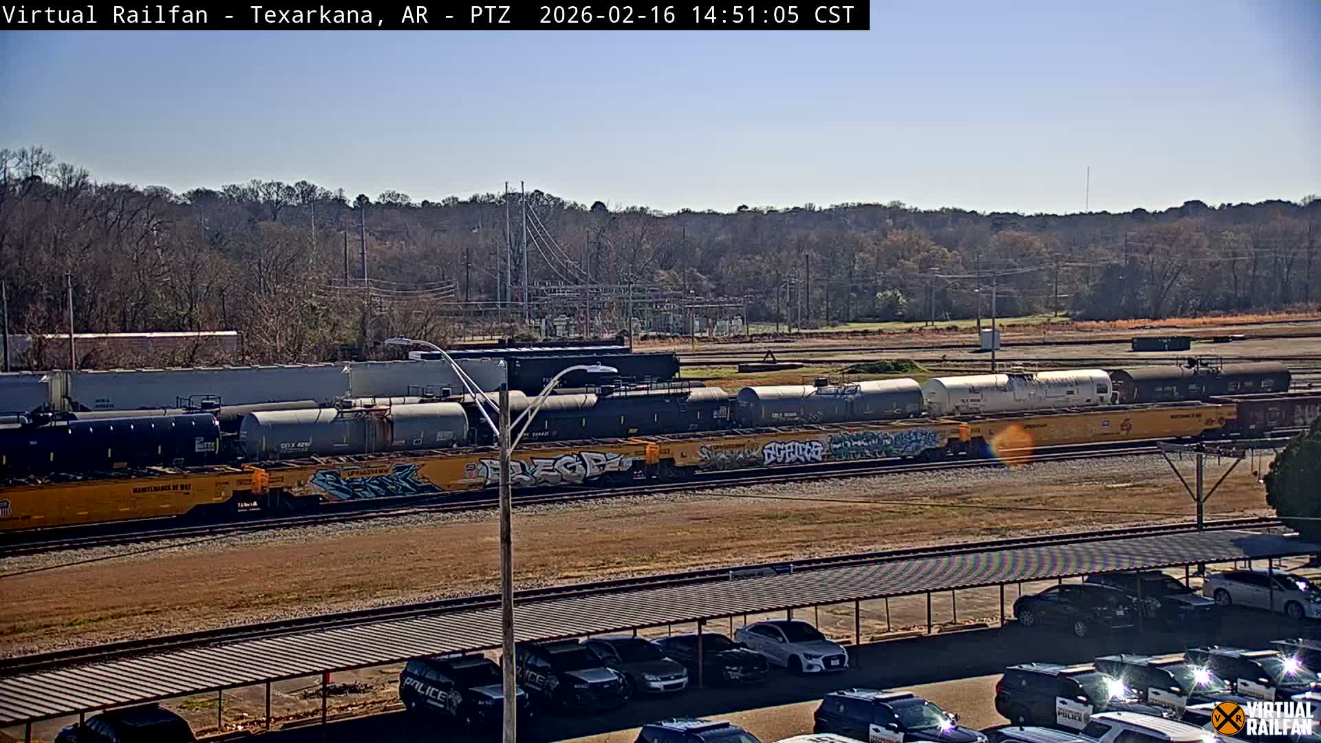 Texarkana Train Depot & Railroad Crossing Live Cam - Texarkana,Miller, Arkansas, USA 