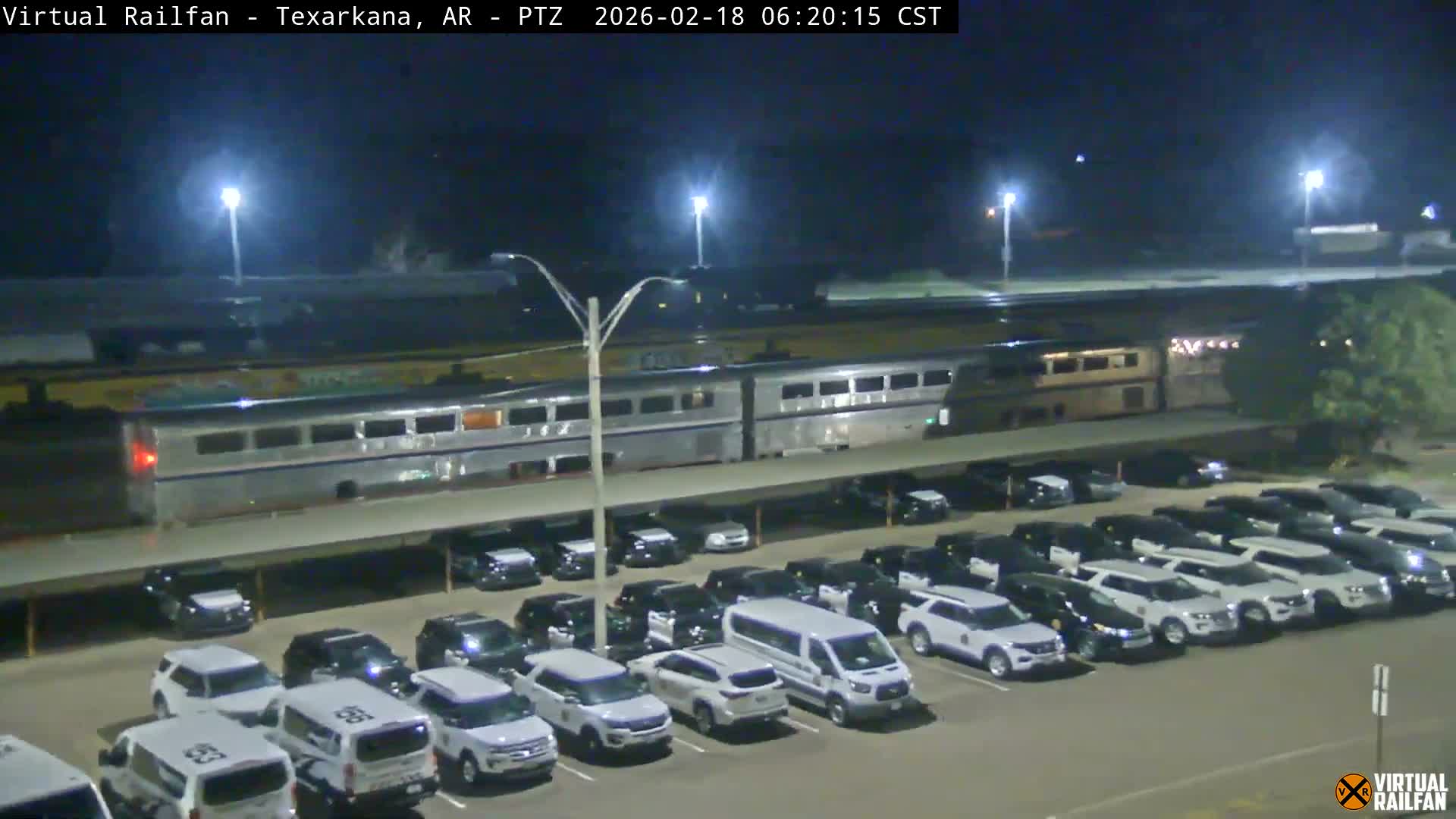 Texarkana Train Depot & Railroad Crossing Live Cam - Texarkana,Miller, Arkansas, USA 