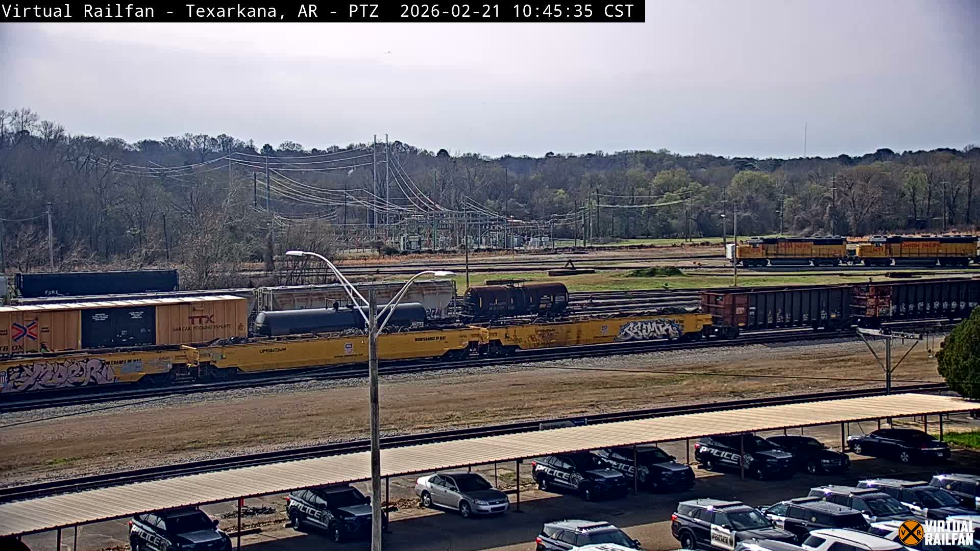 Texarkana Train Depot & Railroad Crossing Live Cam - Texarkana,Miller, Arkansas, USA 