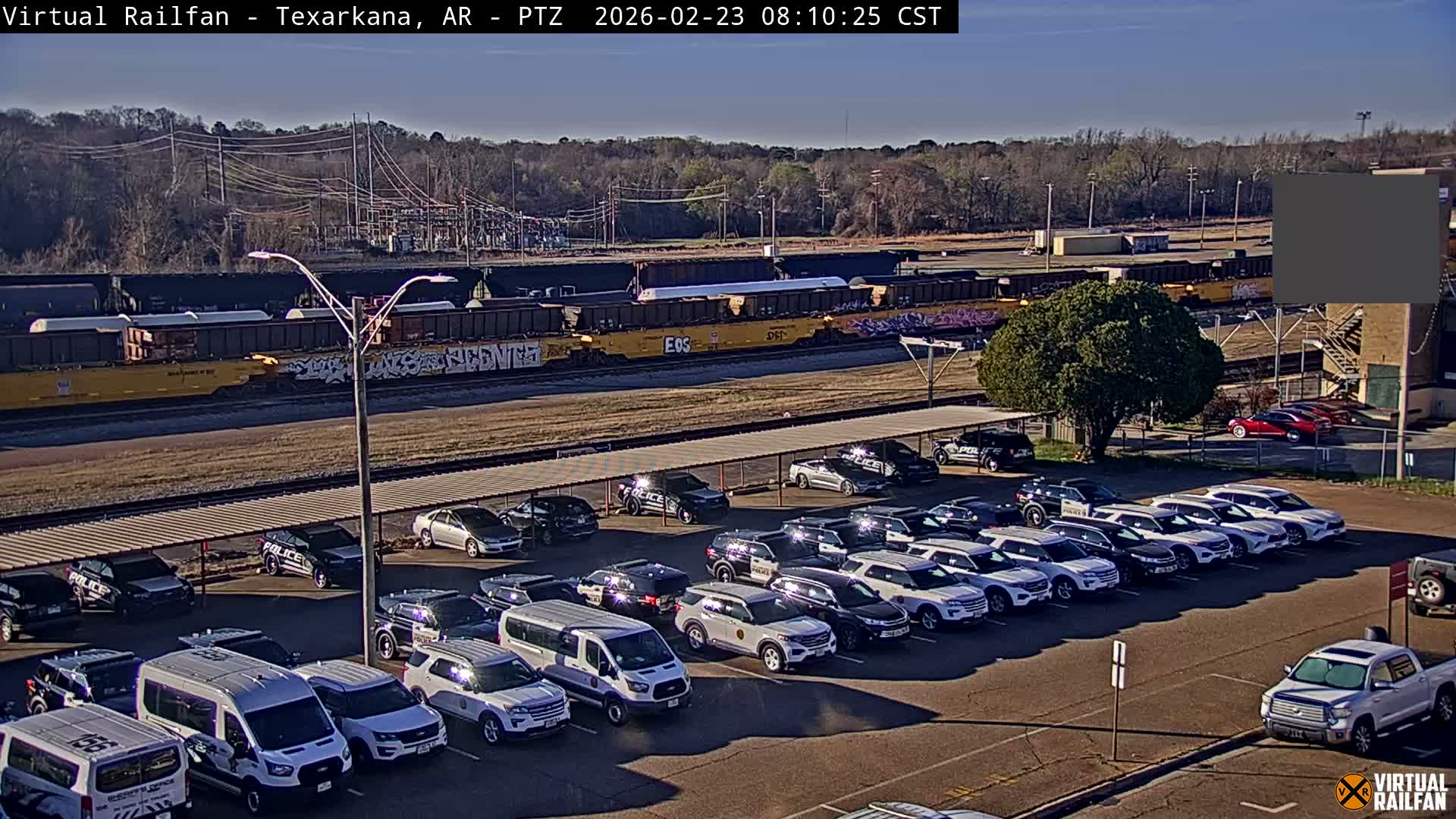Texarkana Train Depot & Railroad Crossing Live Cam - Texarkana,Miller, Arkansas, USA 
