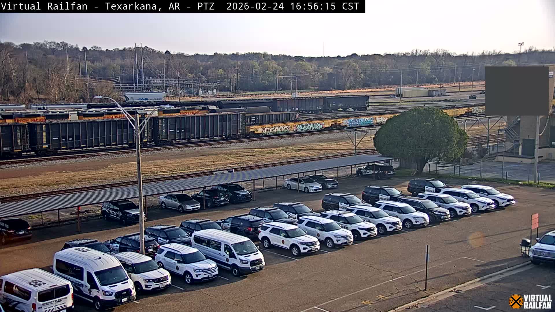 Texarkana Train Depot & Railroad Crossing Live Cam - Texarkana,Miller, Arkansas, USA 