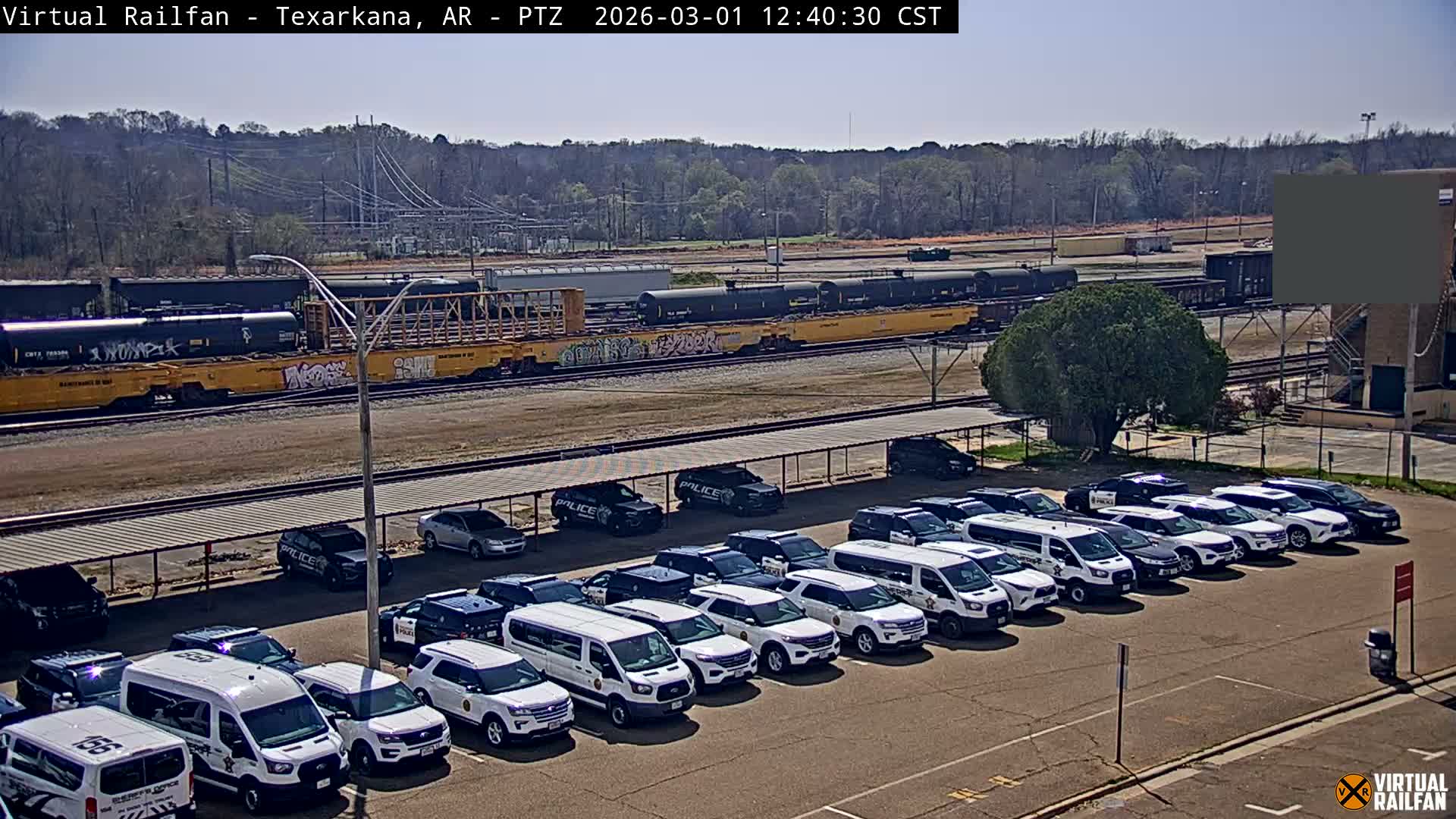 Texarkana Train Depot & Railroad Crossing Live Cam - Texarkana,Miller, Arkansas, USA 