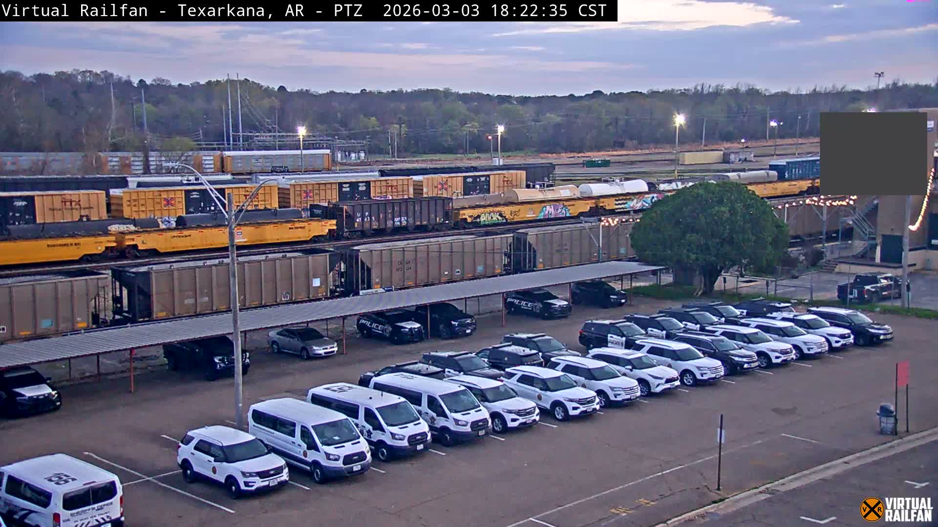 Texarkana Train Depot & Railroad Crossing Live Cam - Texarkana,Miller, Arkansas, USA 