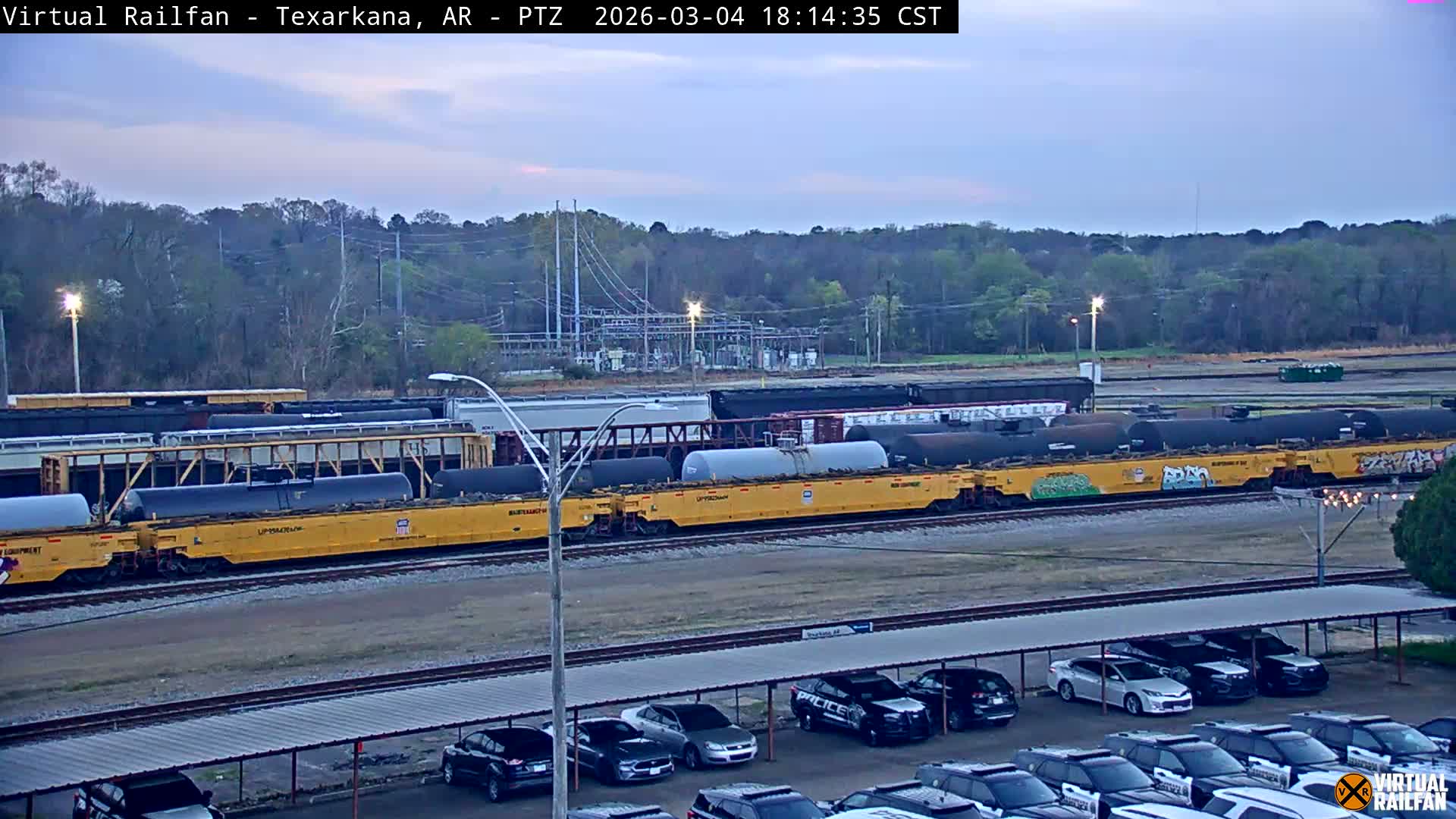 Texarkana Train Depot & Railroad Crossing Live Cam - Texarkana,Miller, Arkansas, USA 